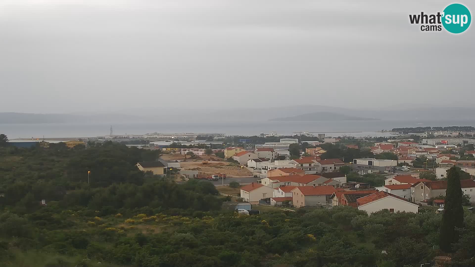 Zadar Pristanišče Gazenica s panoramsko spletno kamero, Zadar, Hrvaška