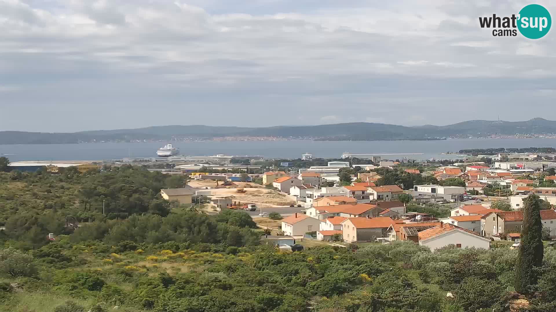 Panorama de la Webcam del Puerto Gazenica de Zadar, Zadar, Croacia