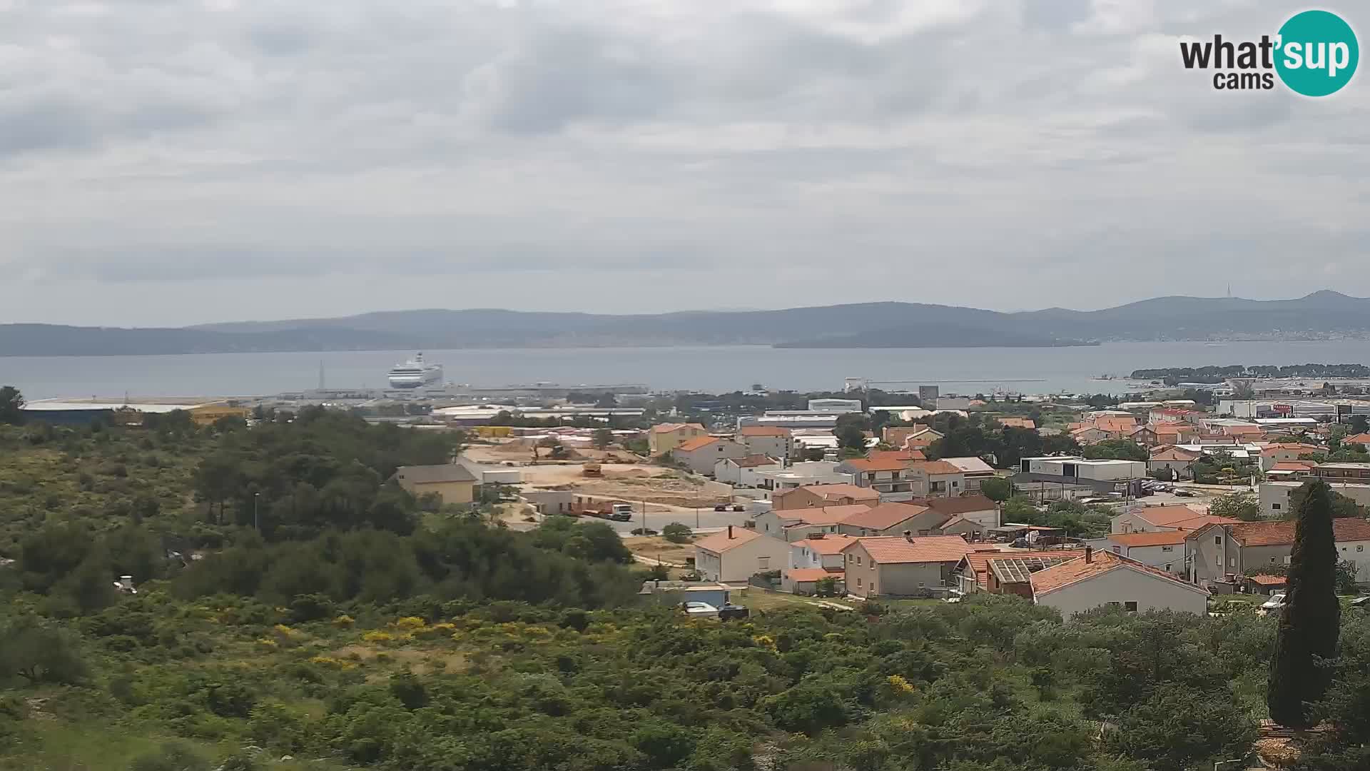Zadar Pristanišče Gazenica s panoramsko spletno kamero, Zadar, Hrvaška