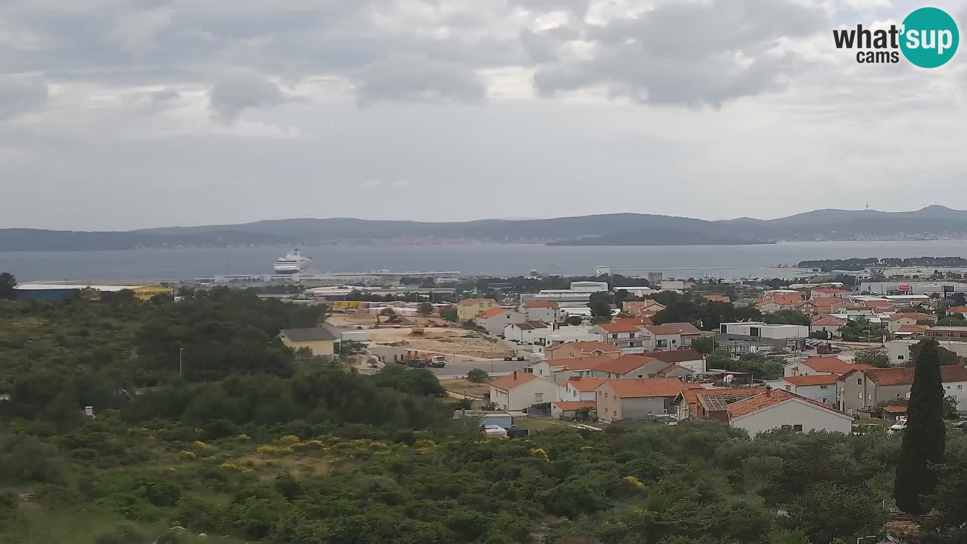 Panorama de la Webcam del Puerto Gazenica de Zadar, Zadar, Croacia
