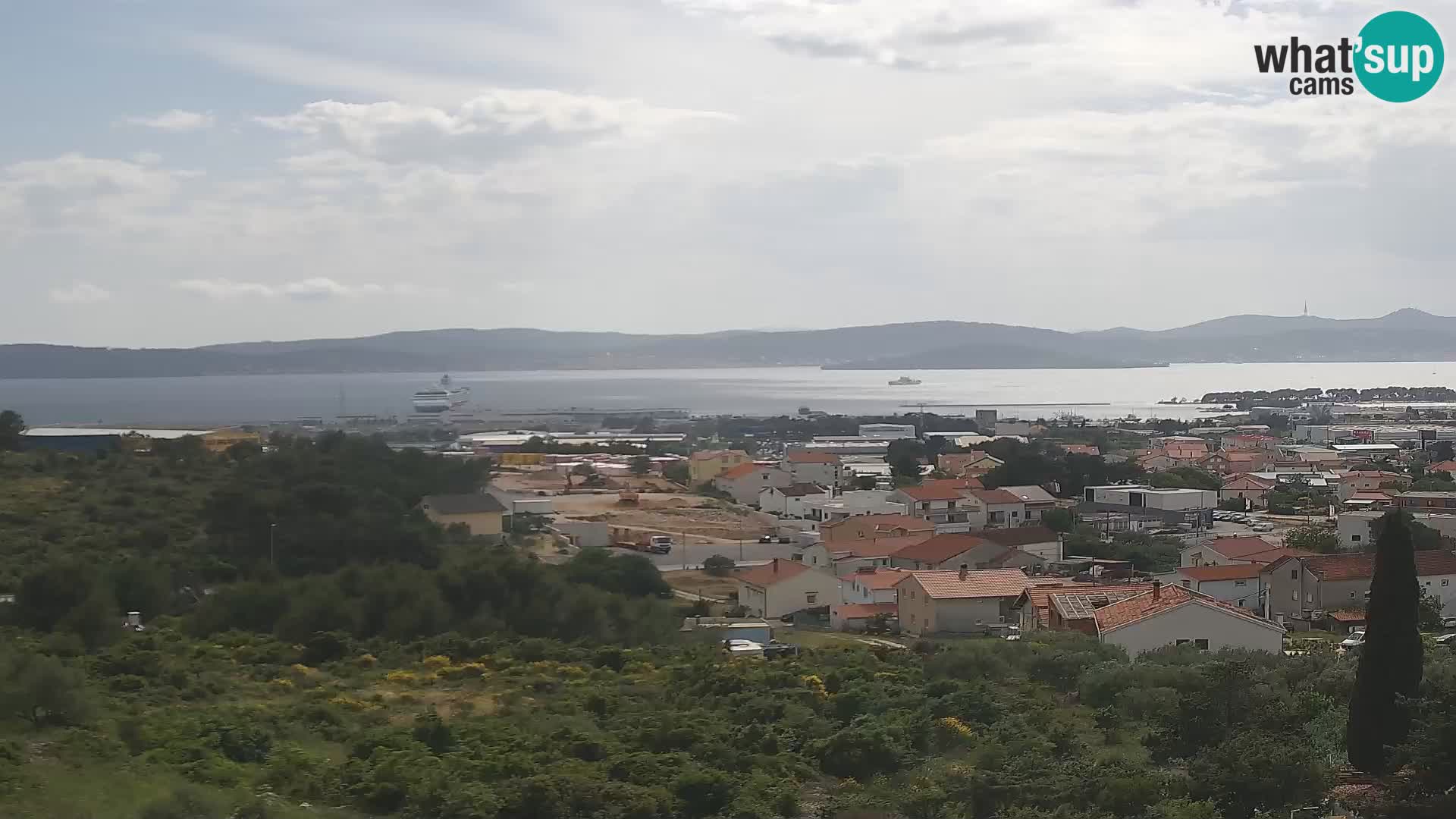 Panoramska web kamera Luke Gaženica u Zadru, Hrvatska