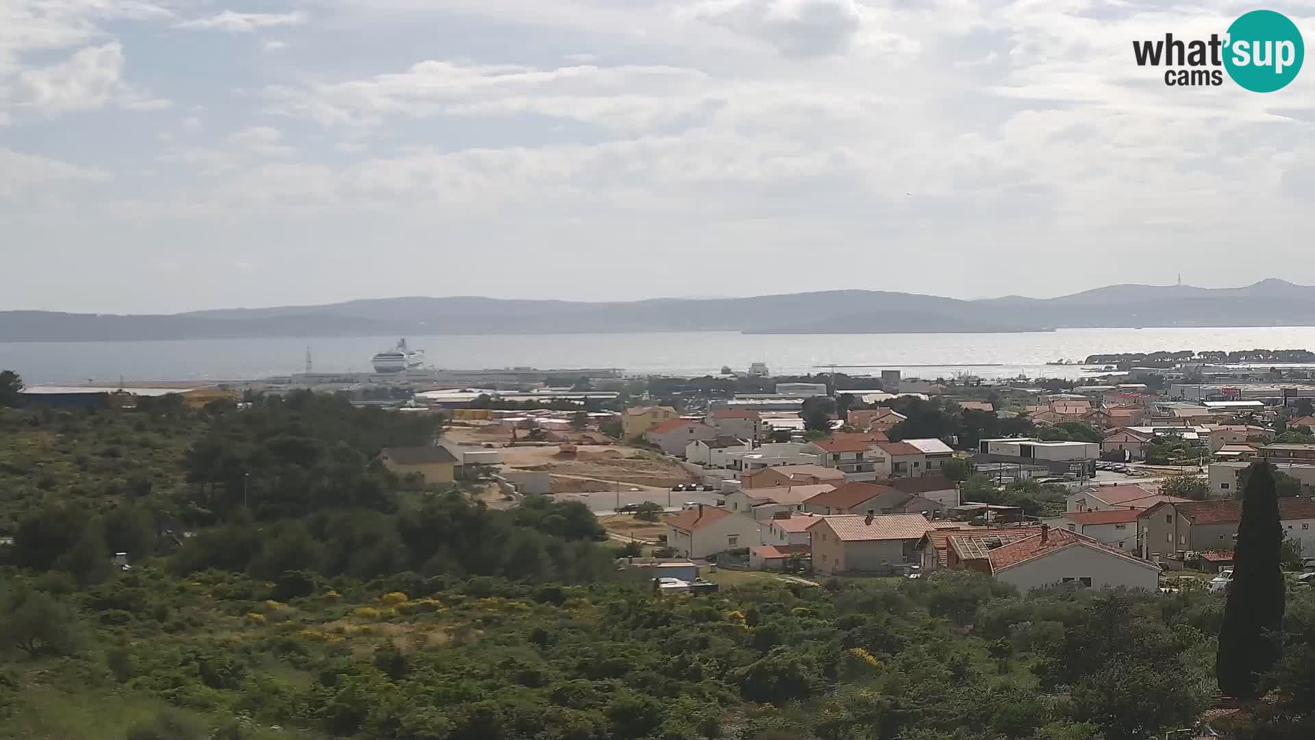 Zadar Port Gazenica Webcam Panorama, Zadar, Kroatien