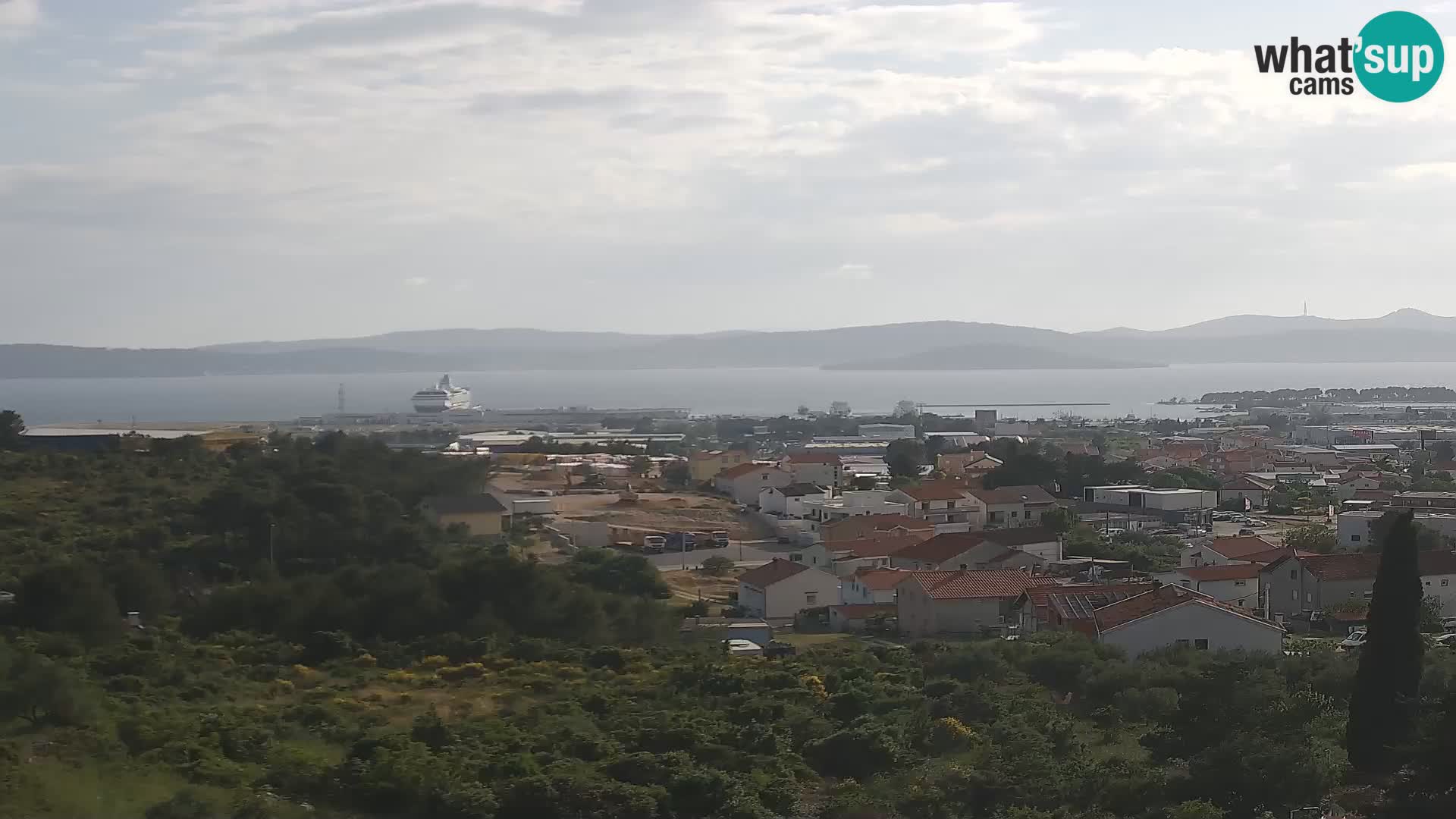 Panoramska web kamera Luke Gaženica u Zadru, Hrvatska