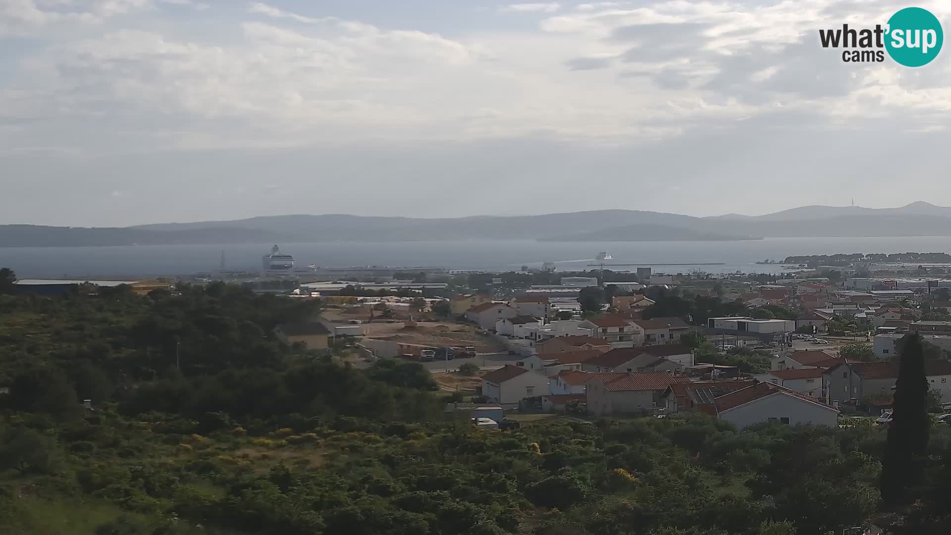Zadar Port Gazenica Webcam Panorama, Zadar, Kroatien