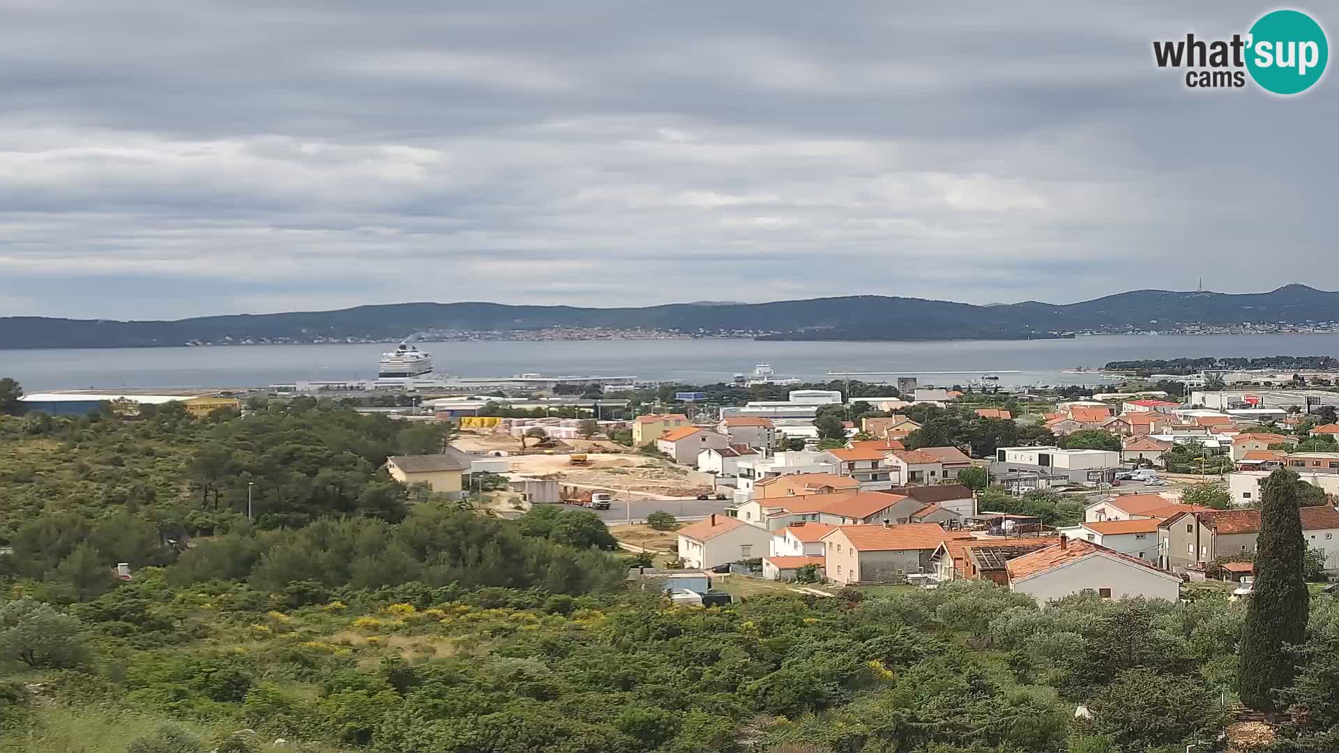 Panoramska web kamera Luke Gaženica u Zadru, Hrvatska