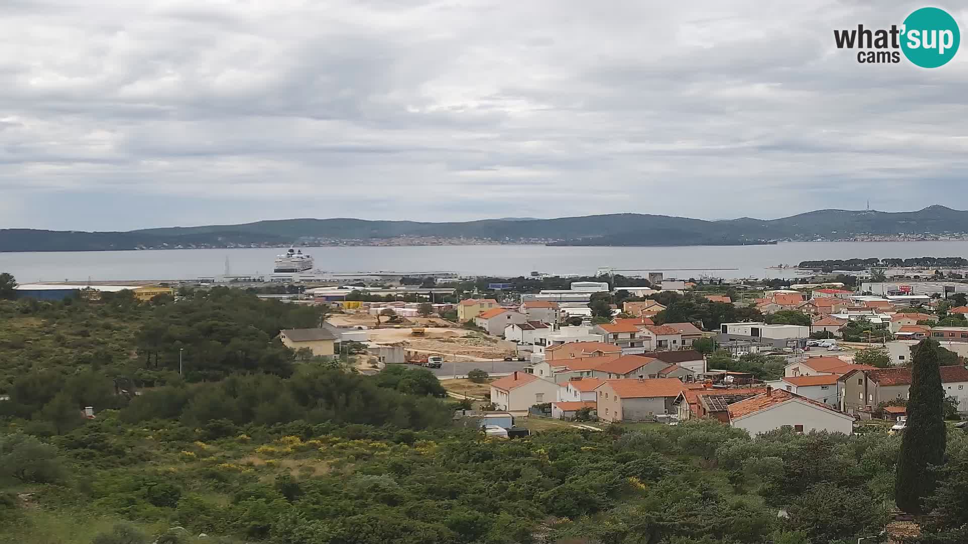 Panoramska web kamera Luke Gaženica u Zadru, Hrvatska