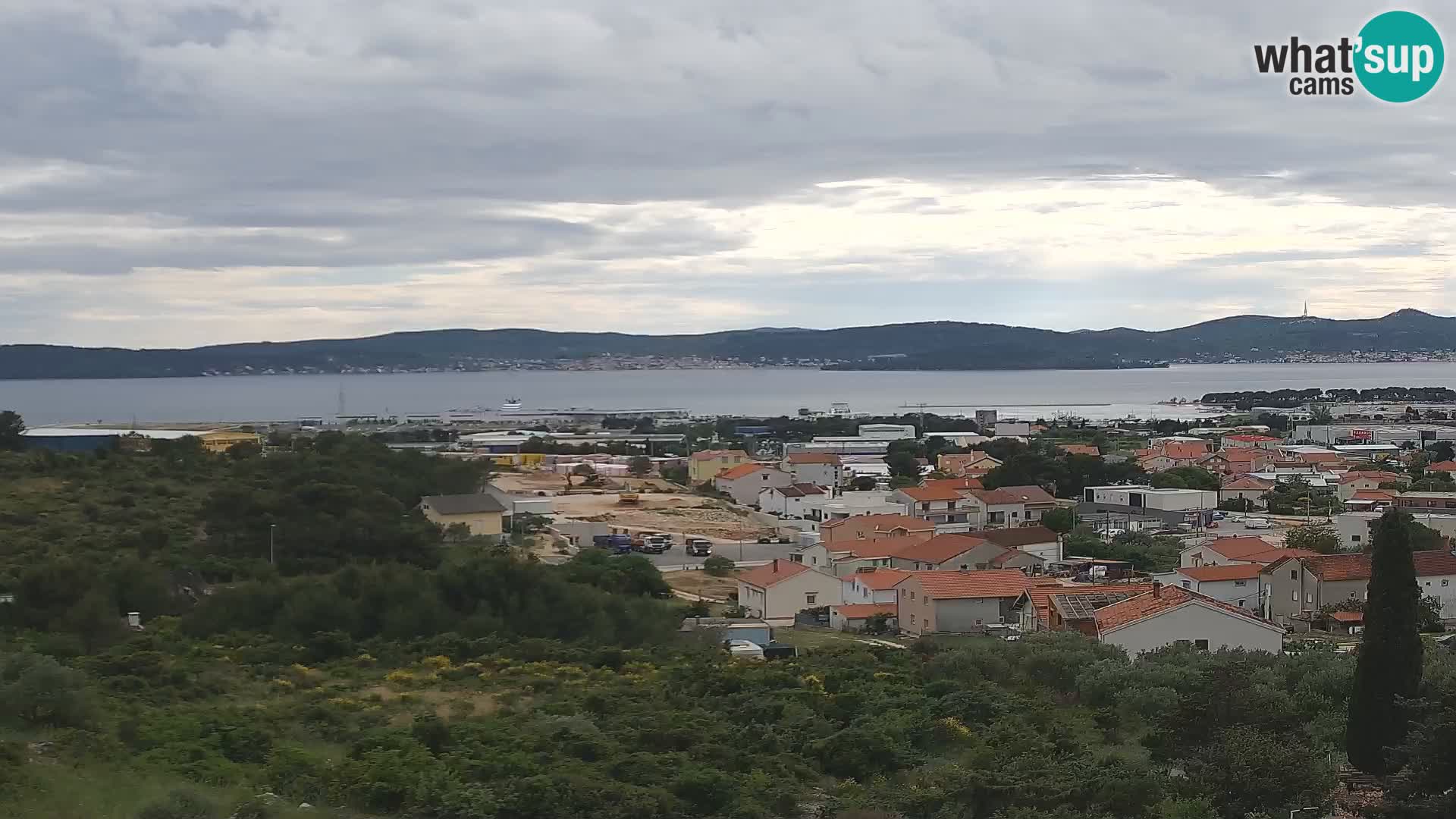 Panoramska web kamera Luke Gaženica u Zadru, Hrvatska
