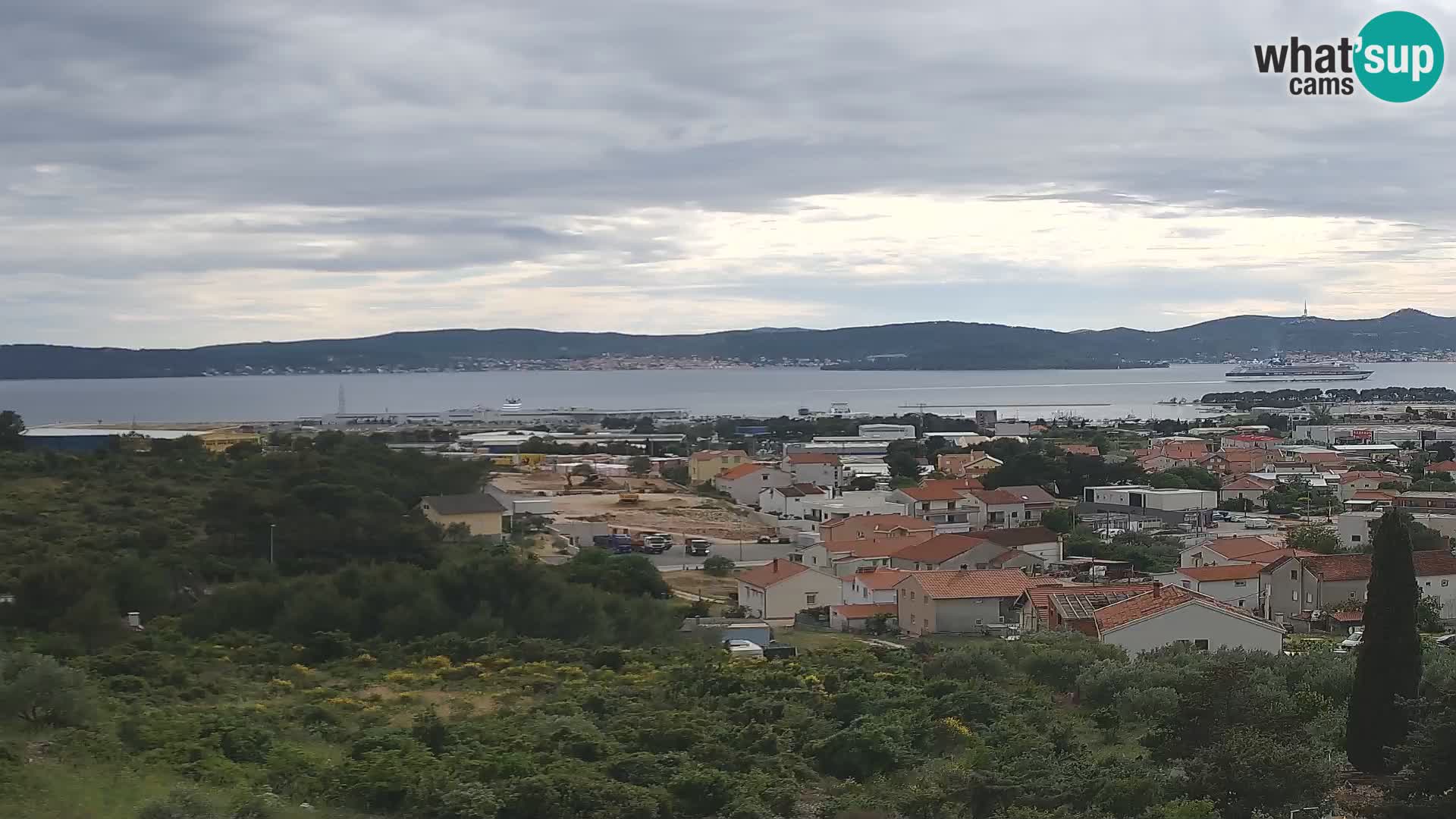 Panorama de la Webcam del Puerto Gazenica de Zadar, Zadar, Croacia