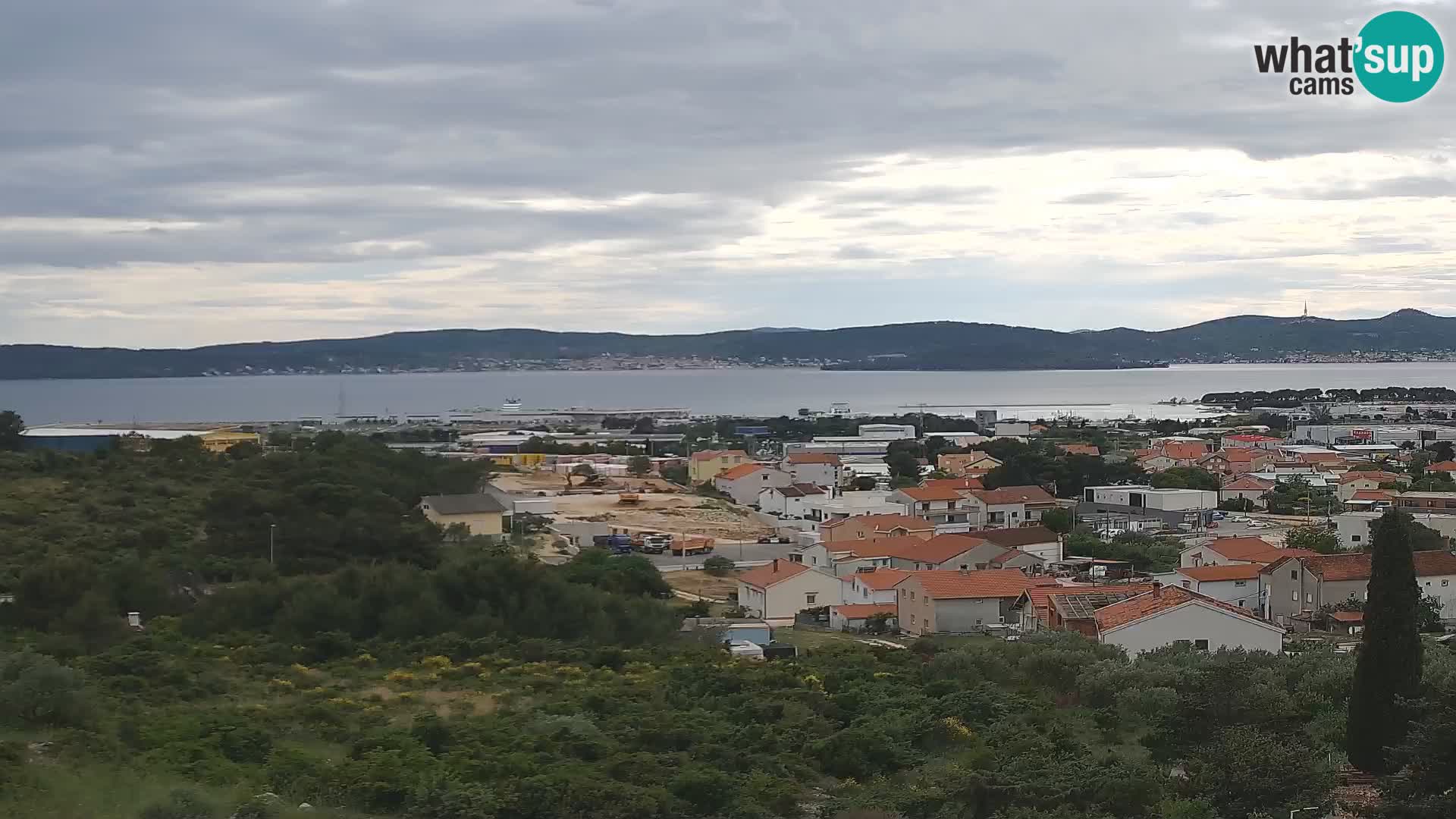 Panorama de la Webcam del Puerto Gazenica de Zadar, Zadar, Croacia