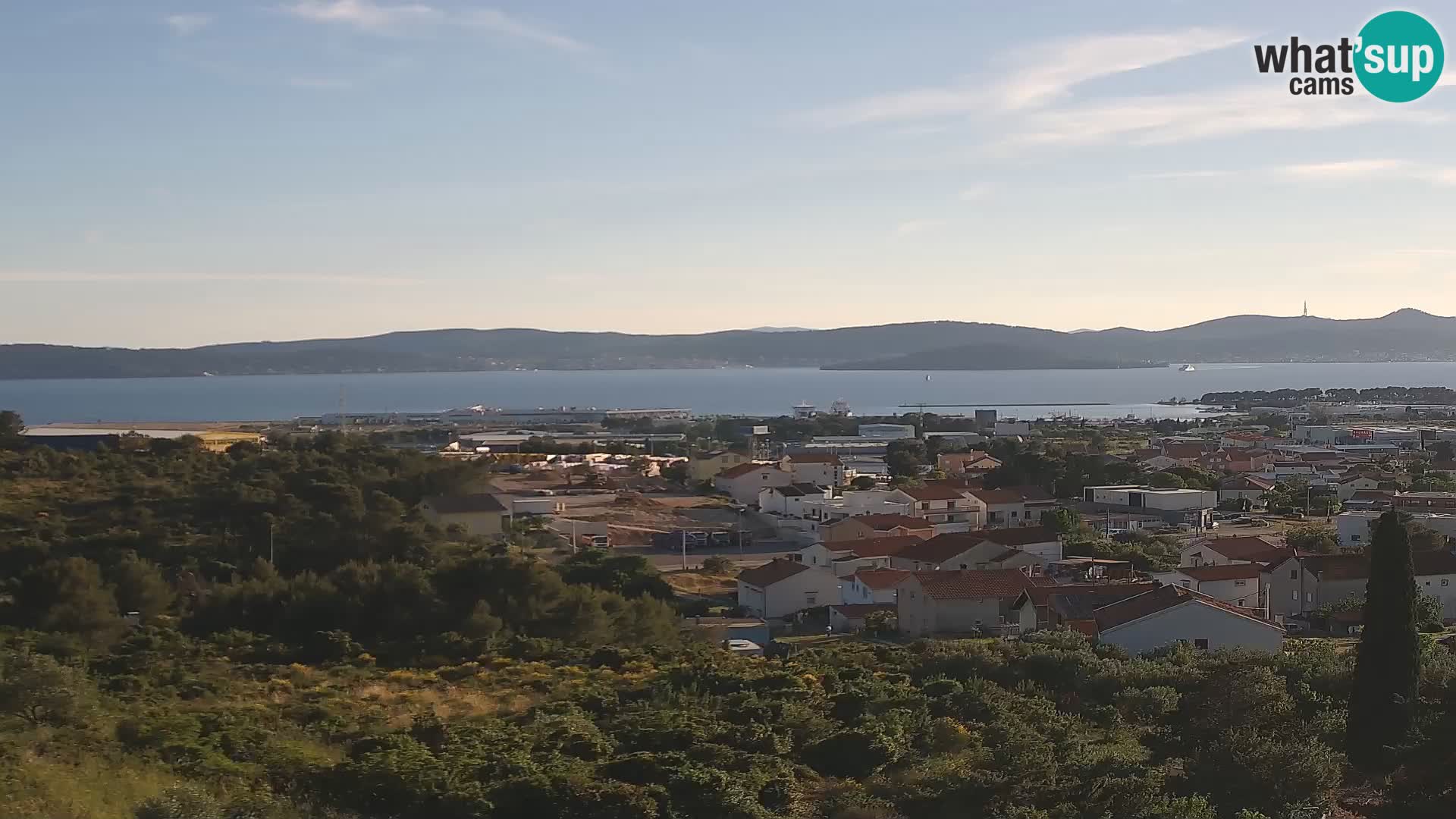 Zadar Pristanišče Gazenica s panoramsko spletno kamero, Zadar, Hrvaška