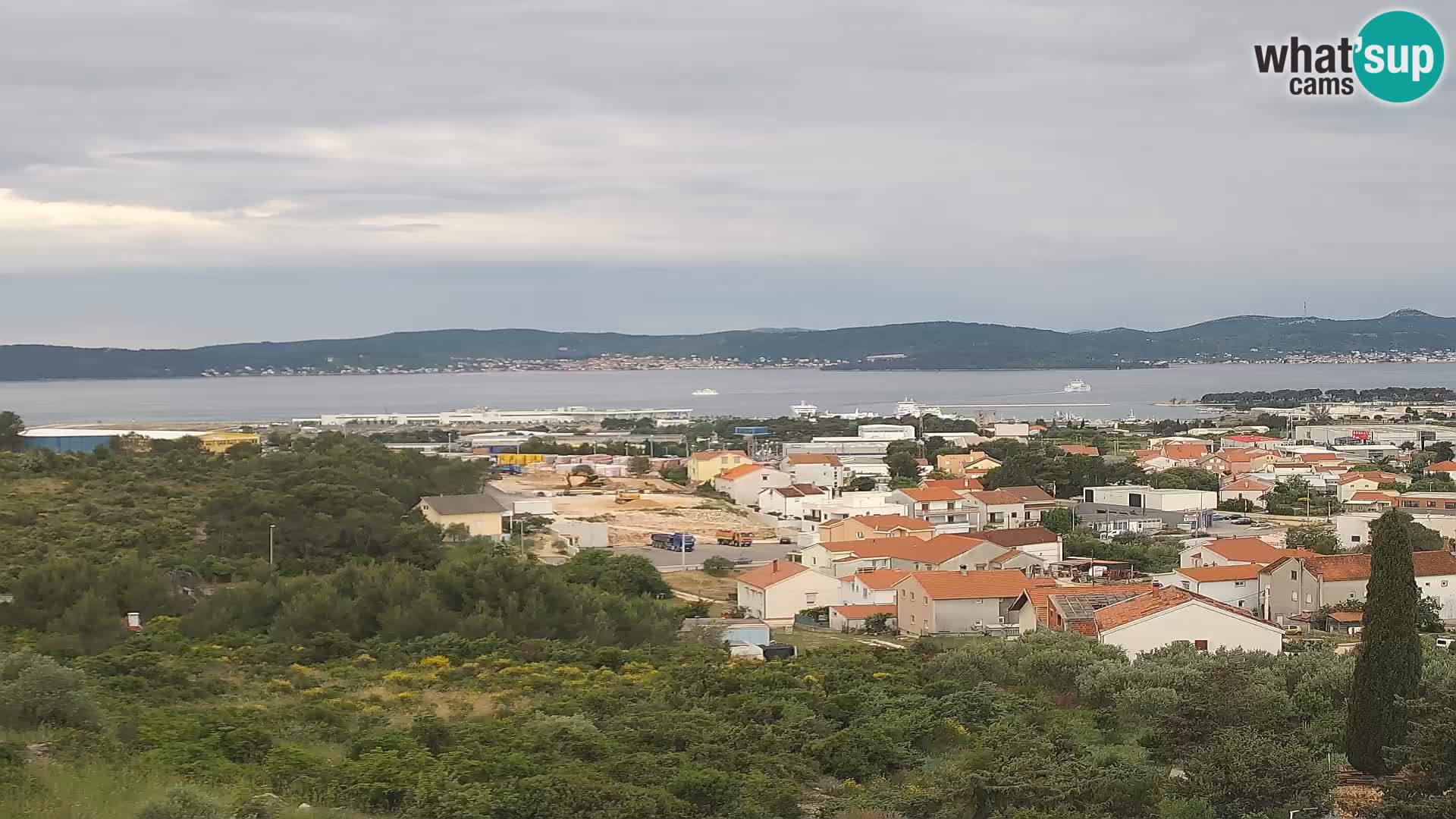 Panoramska web kamera Luke Gaženica u Zadru, Hrvatska