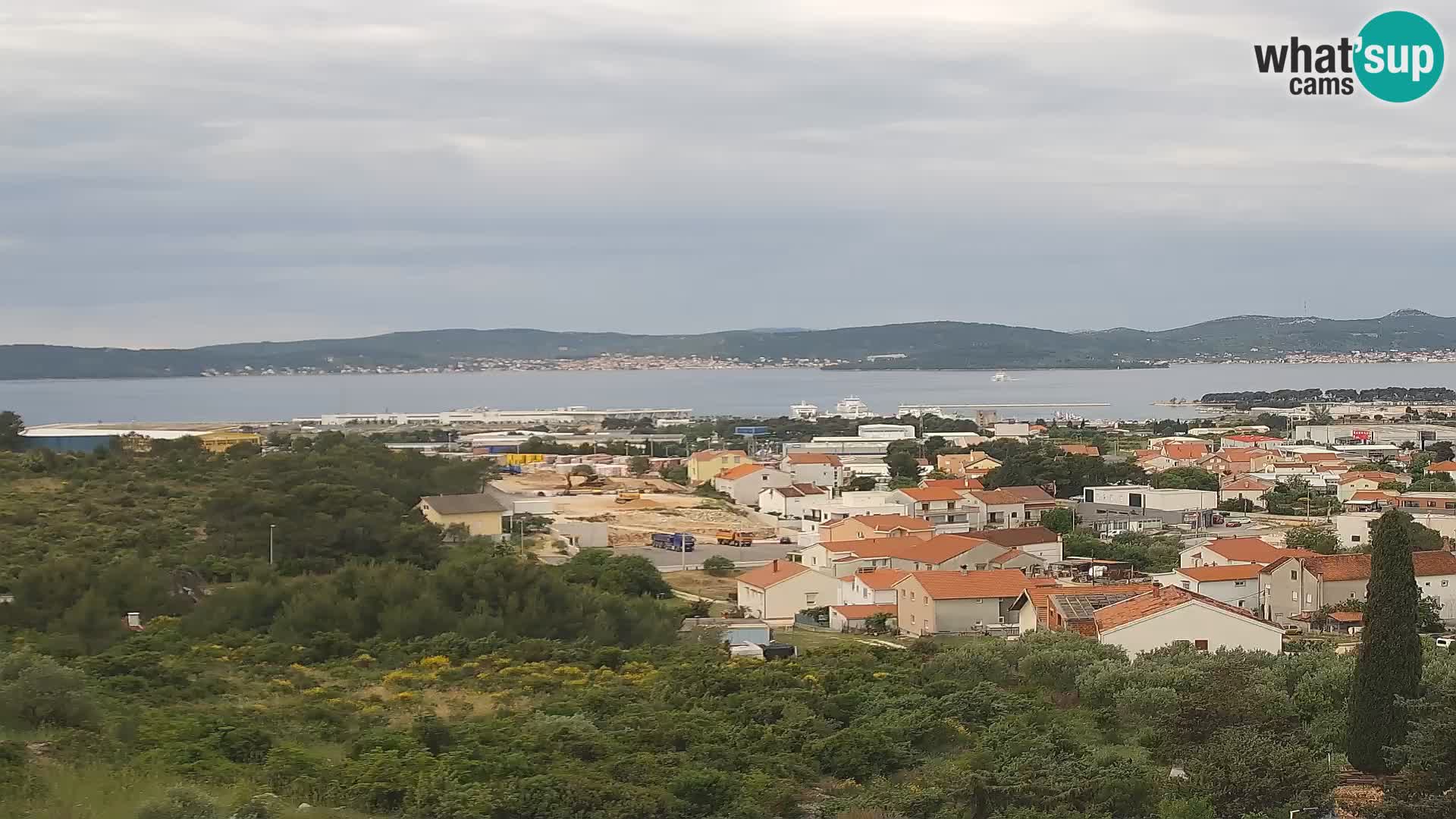 Zadar Pristanišče Gazenica s panoramsko spletno kamero, Zadar, Hrvaška