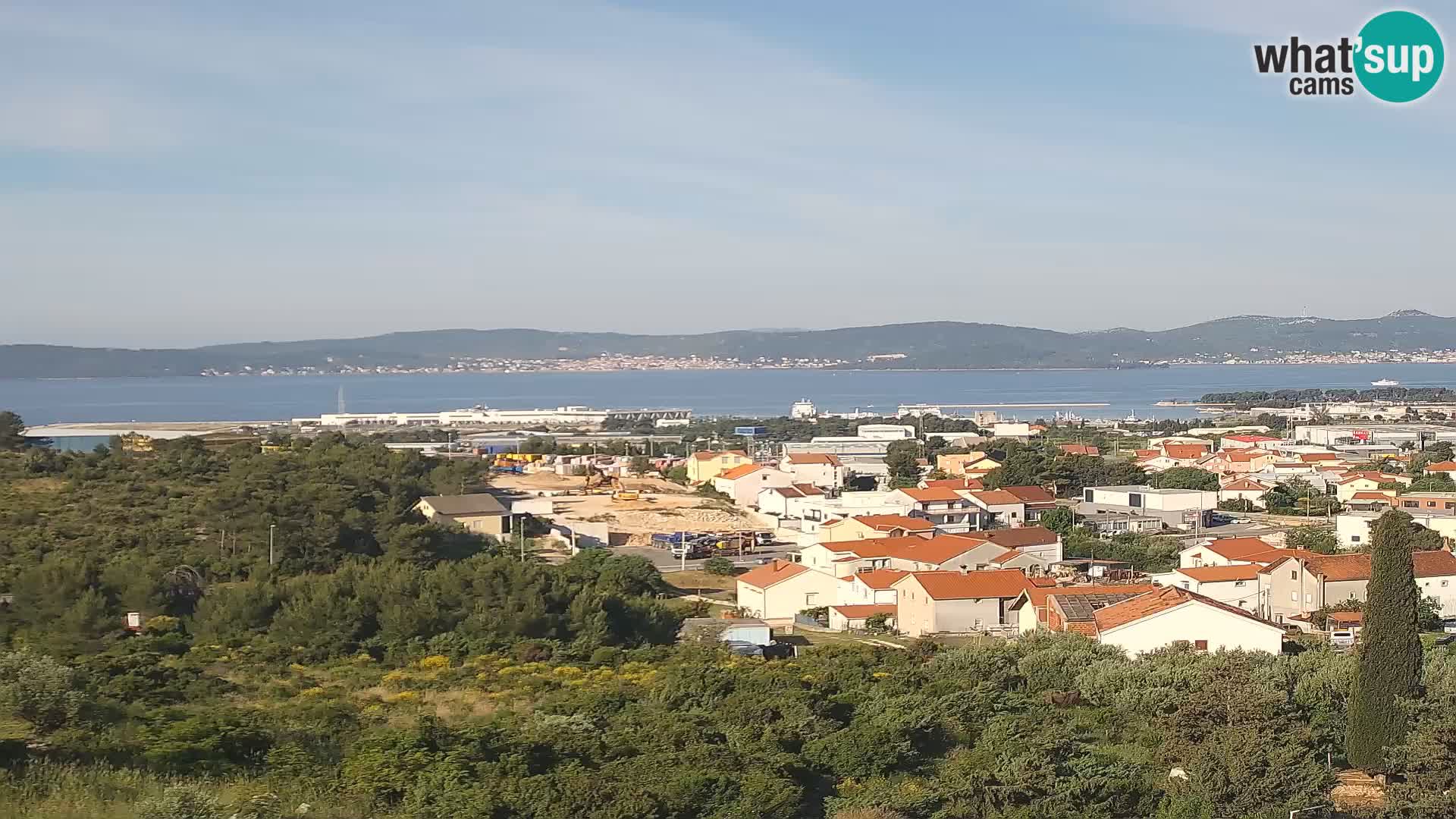 Panorama de la Webcam del Puerto Gazenica de Zadar, Zadar, Croacia