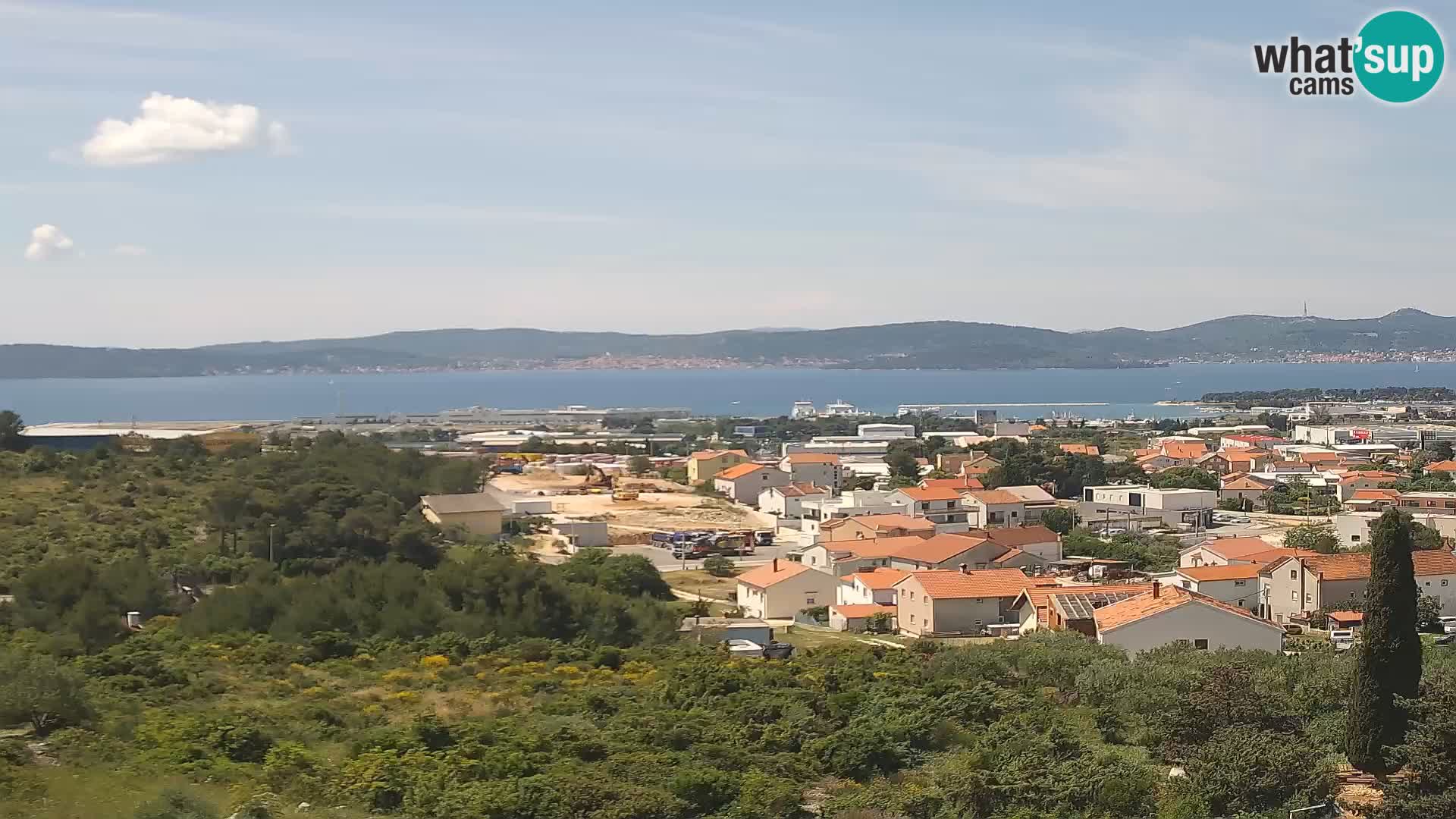 Zadar Pristanišče Gazenica s panoramsko spletno kamero, Zadar, Hrvaška