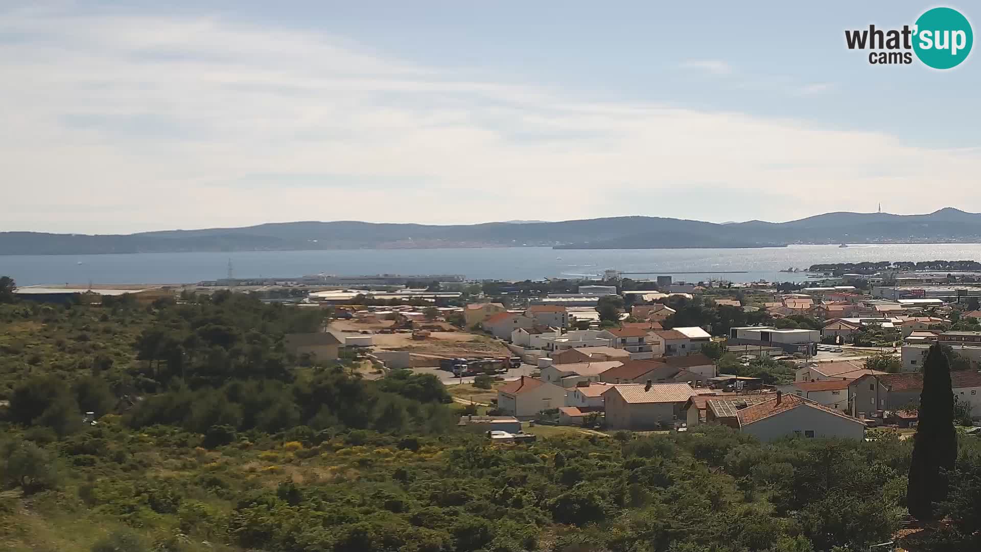 Panoramska web kamera Luke Gaženica u Zadru, Hrvatska