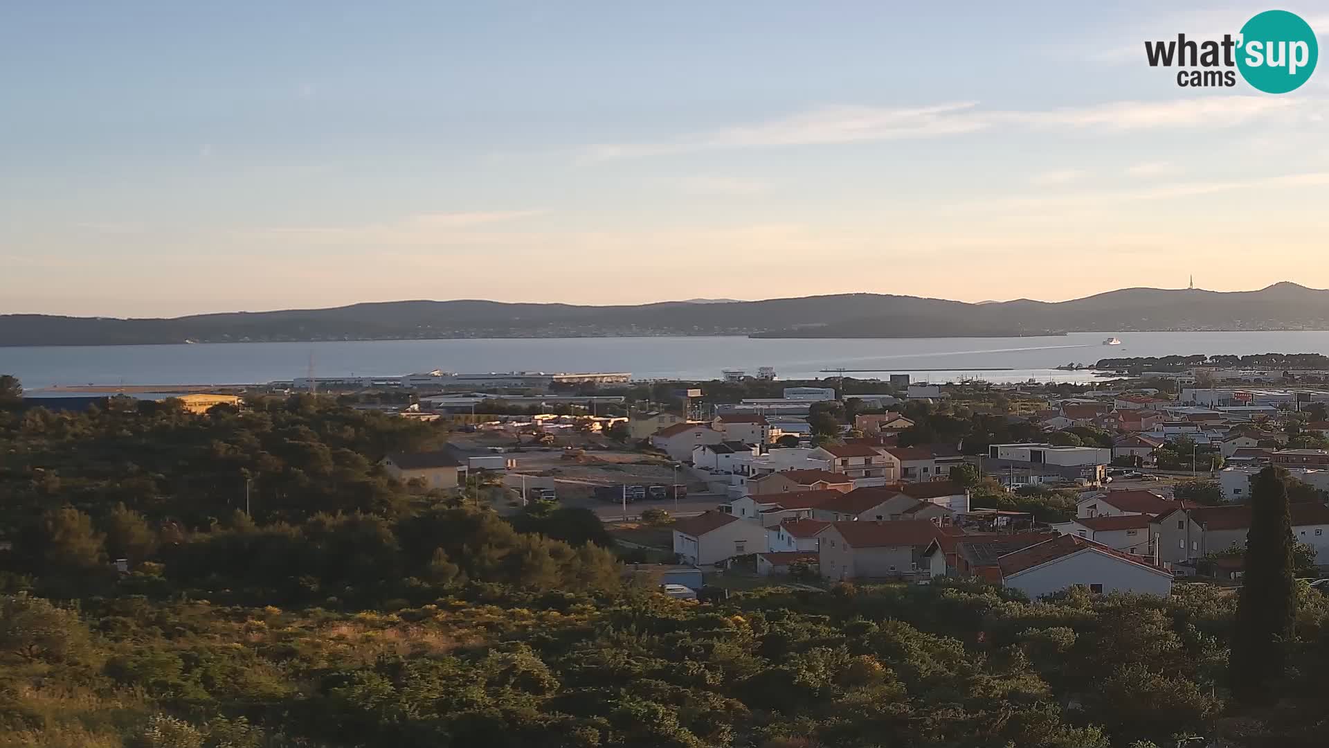 Zadar Port Gazenica Webcam Panorama, Zadar, Kroatien
