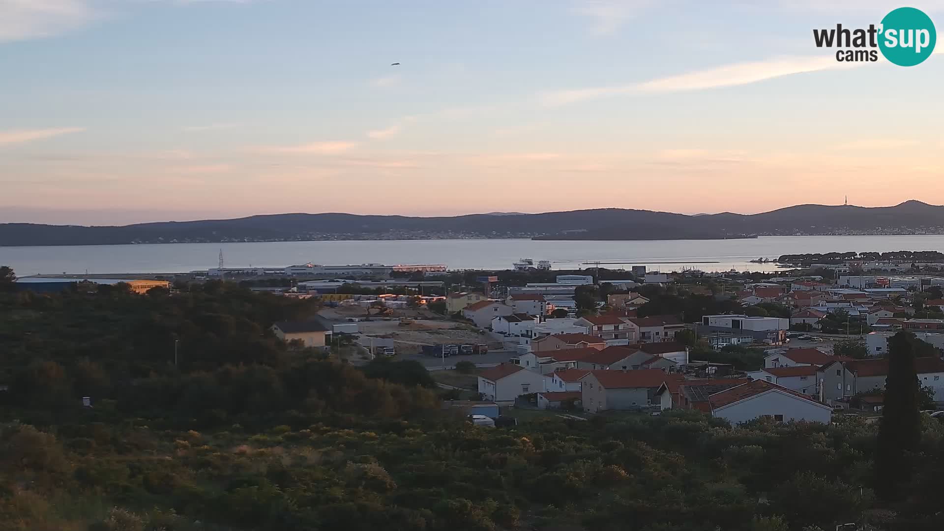 Zadar Pristanišče Gazenica s panoramsko spletno kamero, Zadar, Hrvaška