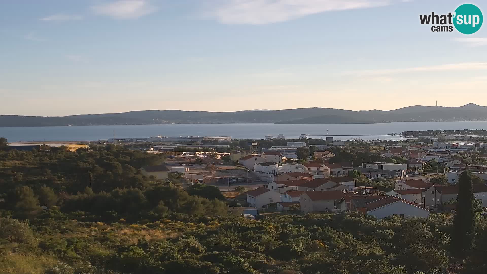 Zadar Pristanišče Gazenica s panoramsko spletno kamero, Zadar, Hrvaška