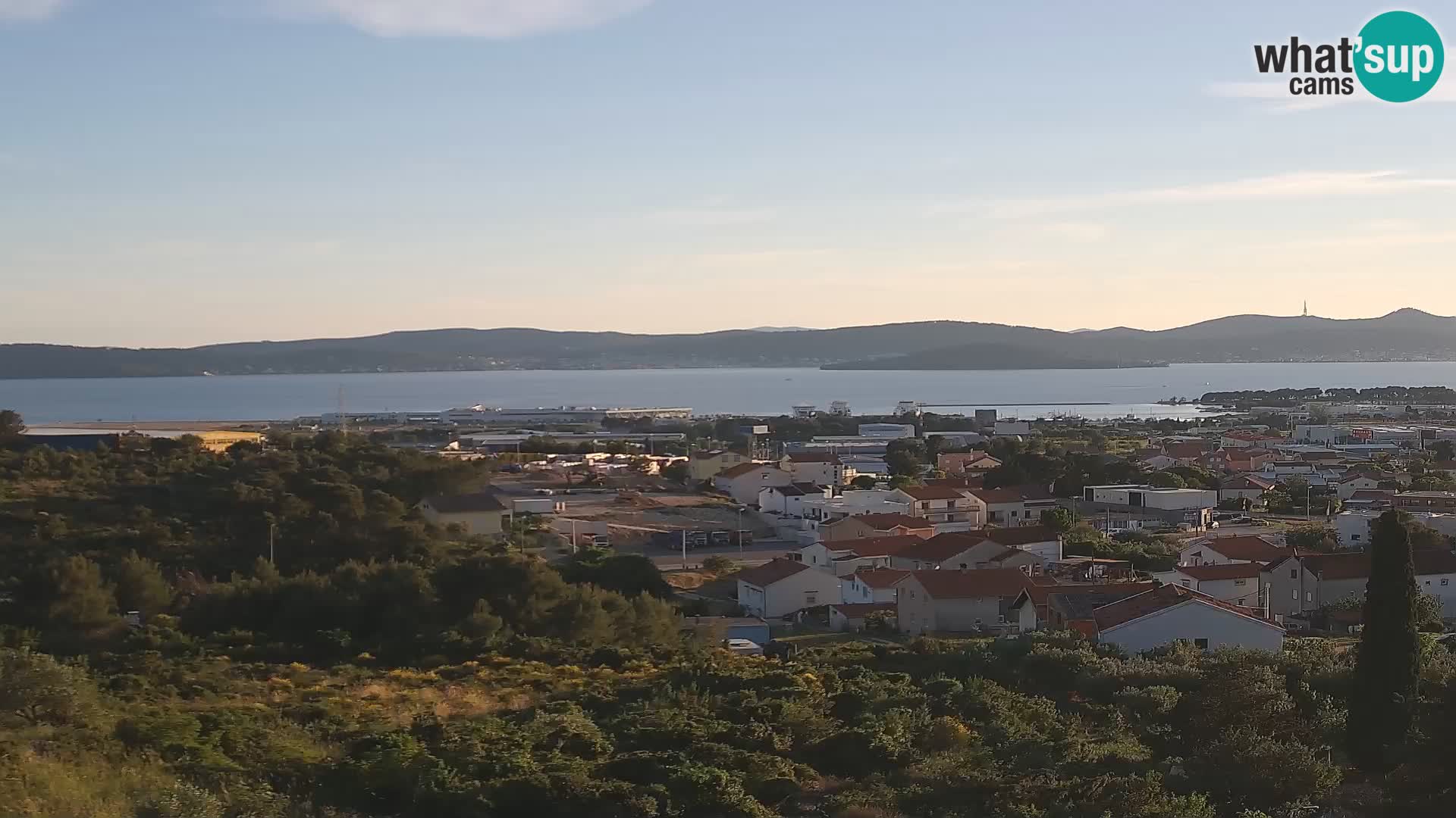 Panorama de la Webcam del Puerto Gazenica de Zadar, Zadar, Croacia