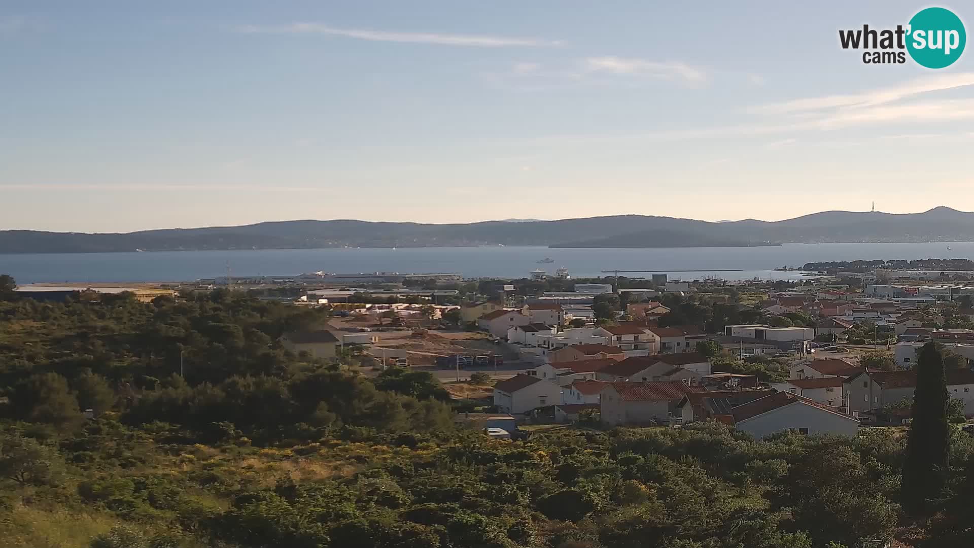 Zadar Pristanišče Gazenica s panoramsko spletno kamero, Zadar, Hrvaška