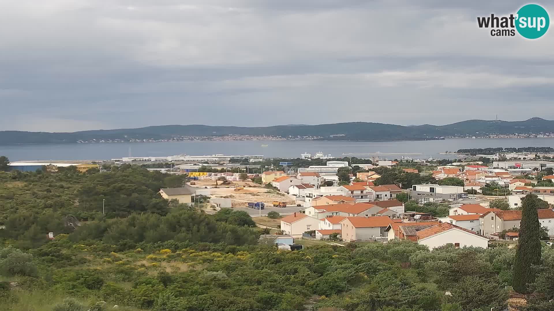 Panorama de la Webcam del Puerto Gazenica de Zadar, Zadar, Croacia