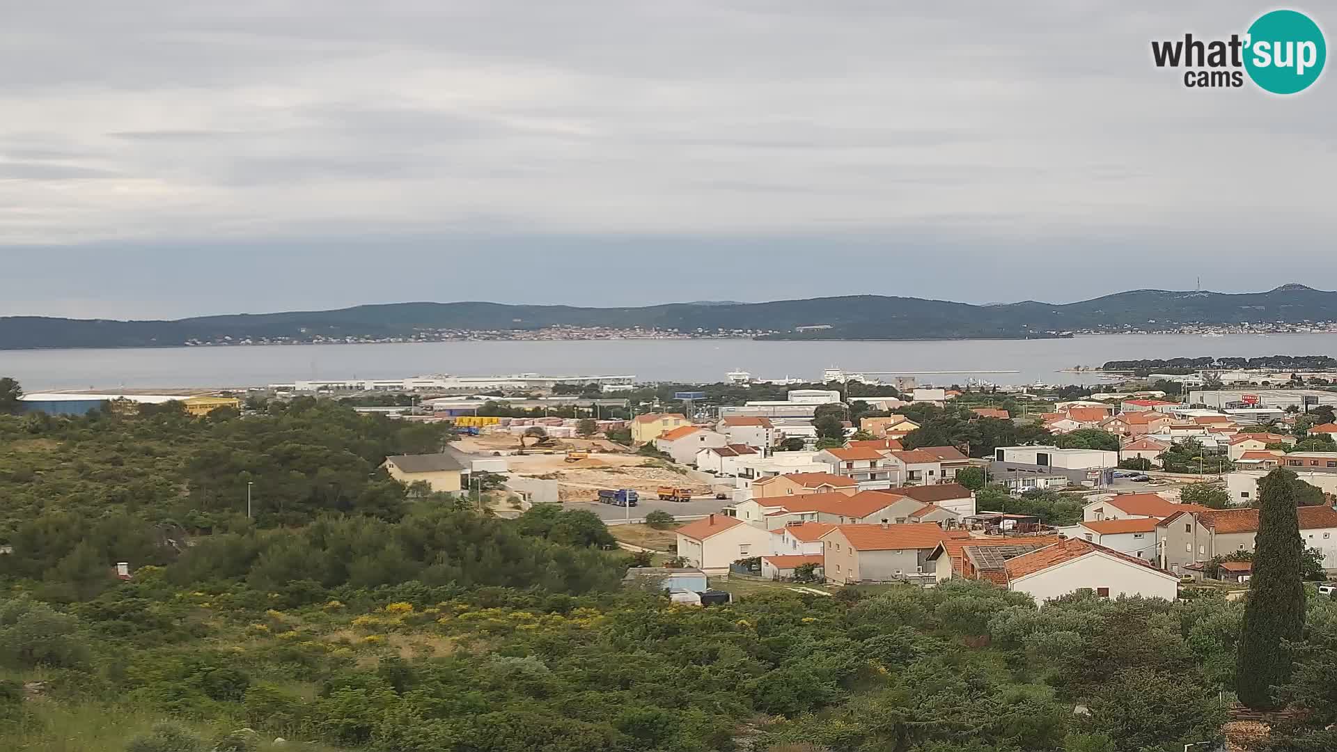 Panorama de la Webcam del Puerto Gazenica de Zadar, Zadar, Croacia