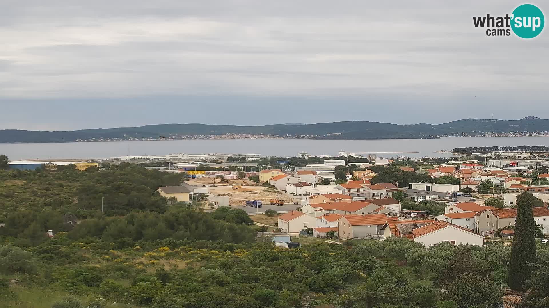 Zadar Pristanišče Gazenica s panoramsko spletno kamero, Zadar, Hrvaška