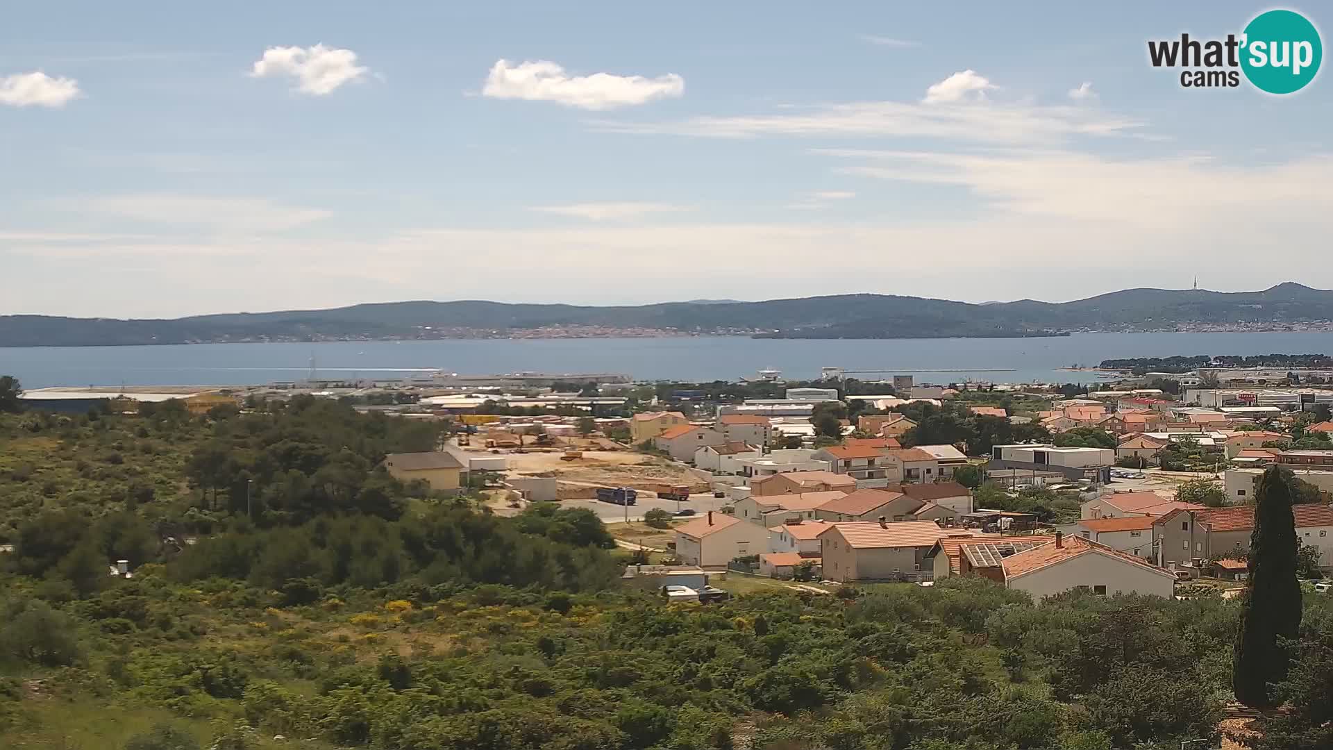 Zadar Pristanišče Gazenica s panoramsko spletno kamero, Zadar, Hrvaška