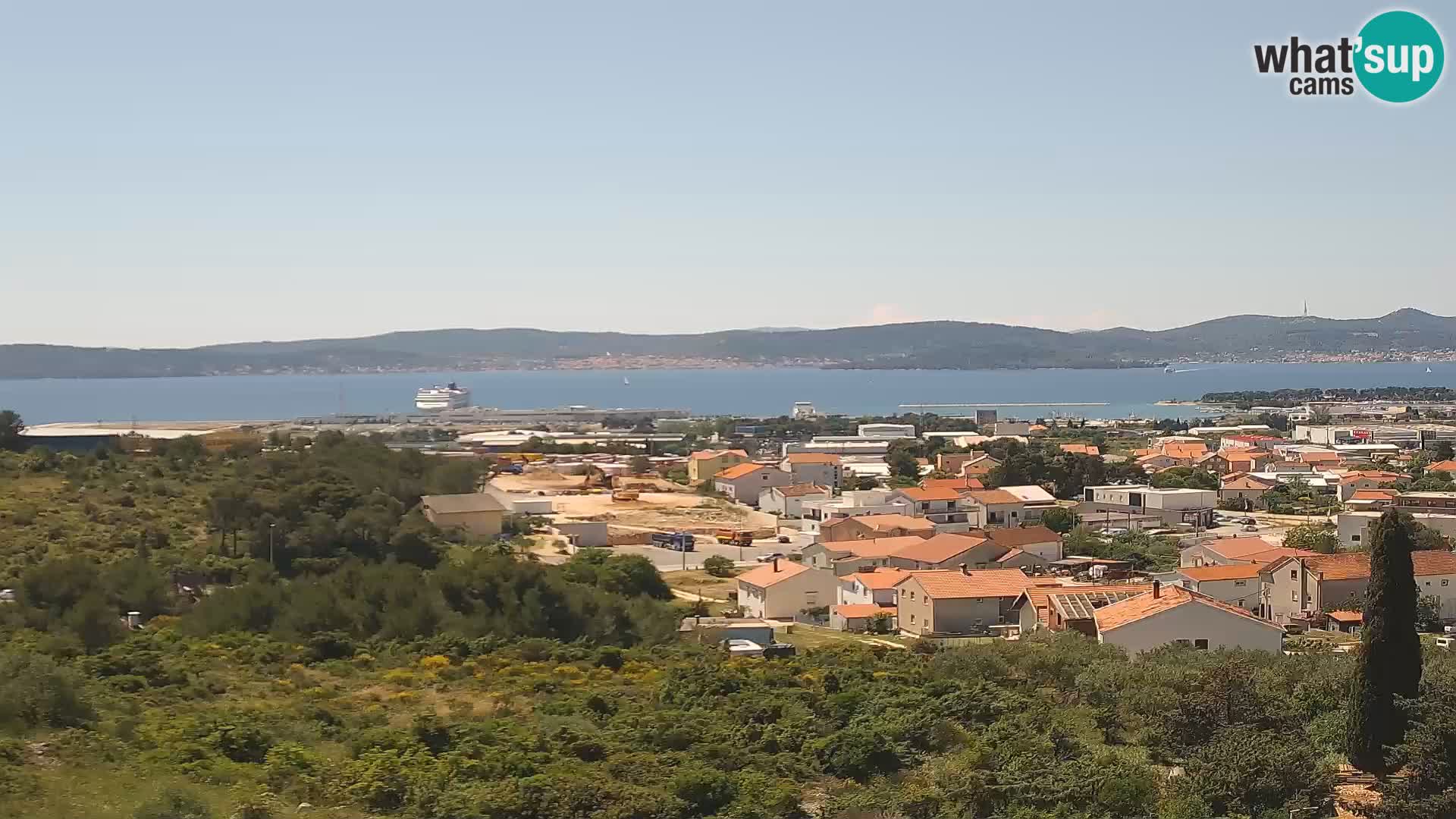Zadar Port Gazenica Webcam Panorama, Zadar, Kroatien