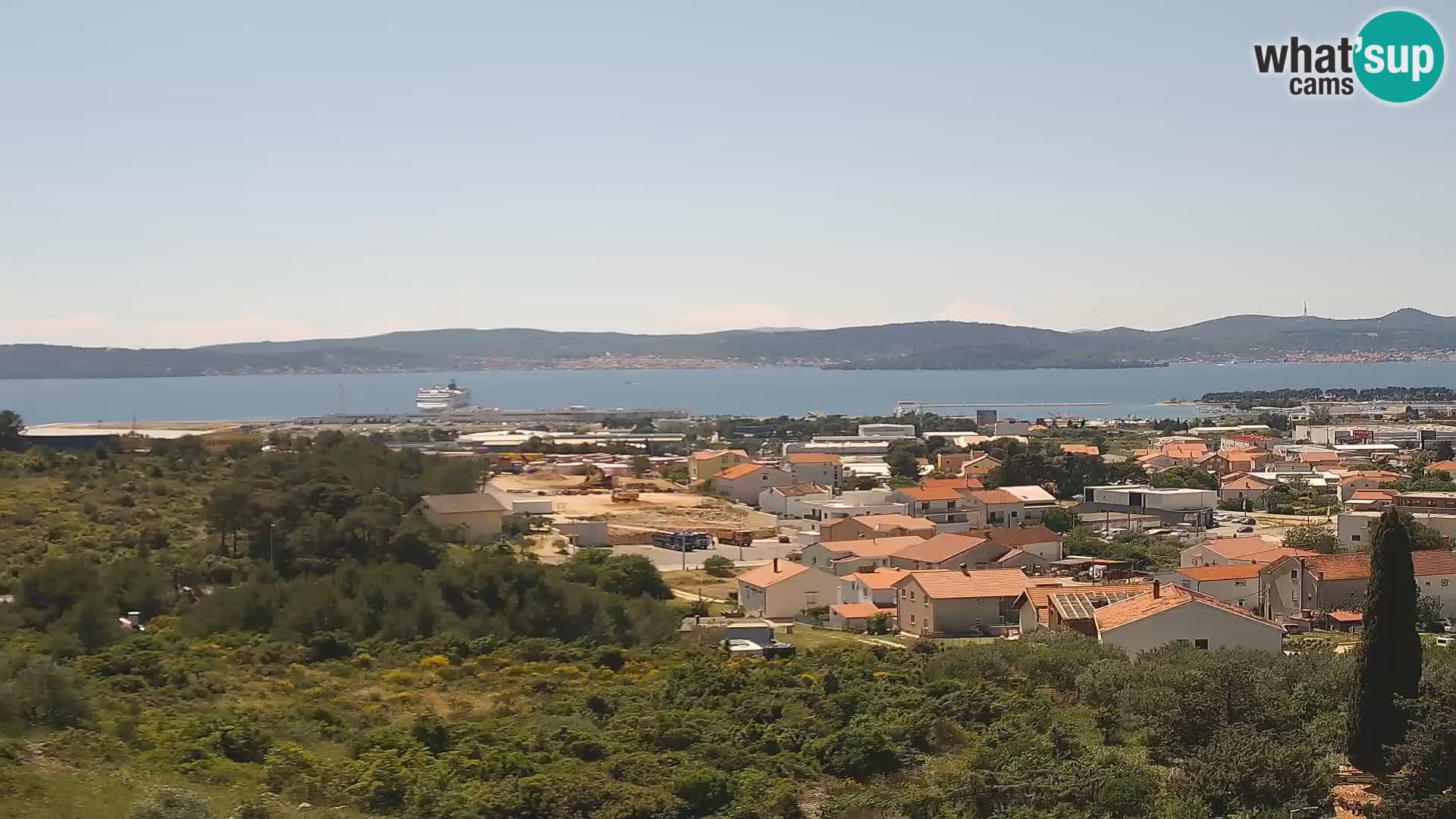 Panoramska web kamera Luke Gaženica u Zadru, Hrvatska