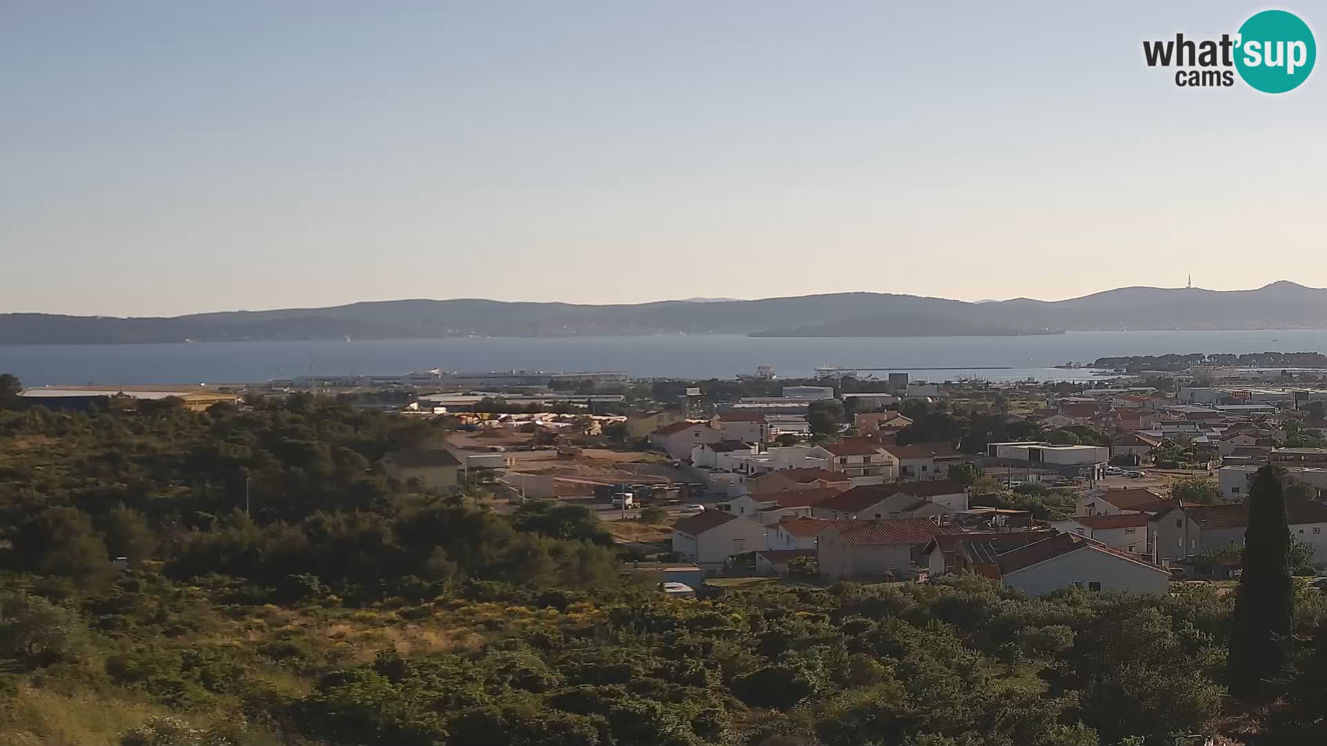 Panoramska web kamera Luke Gaženica u Zadru, Hrvatska