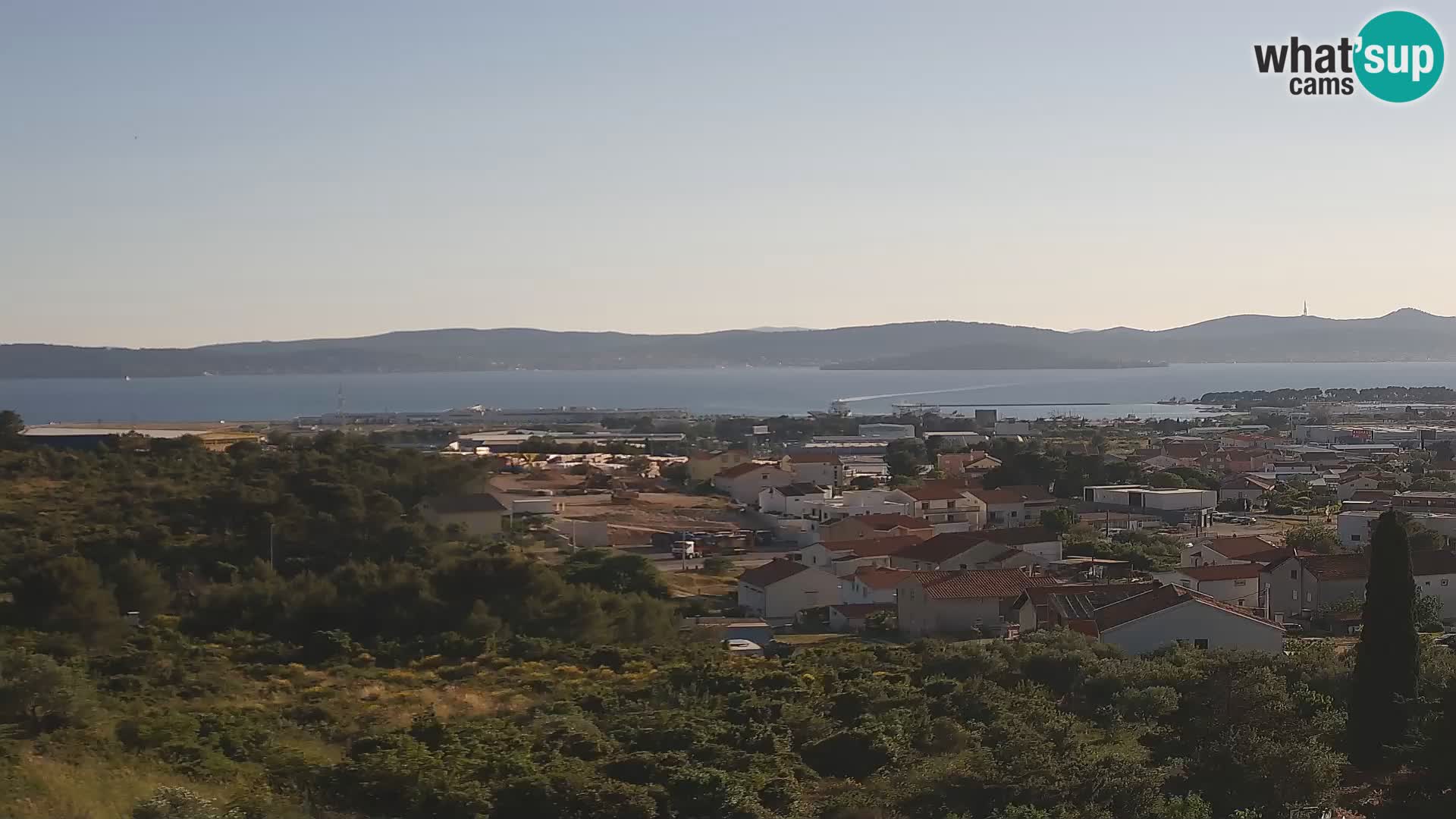 Panoramska web kamera Luke Gaženica u Zadru, Hrvatska