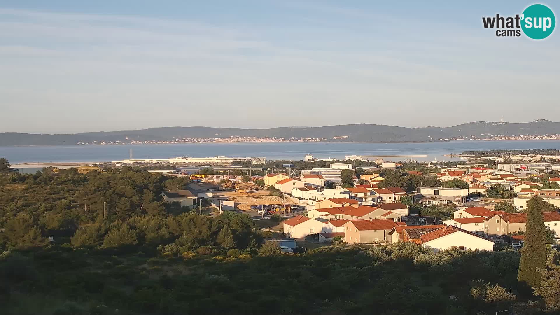 Zadar Pristanišče Gazenica s panoramsko spletno kamero, Zadar, Hrvaška