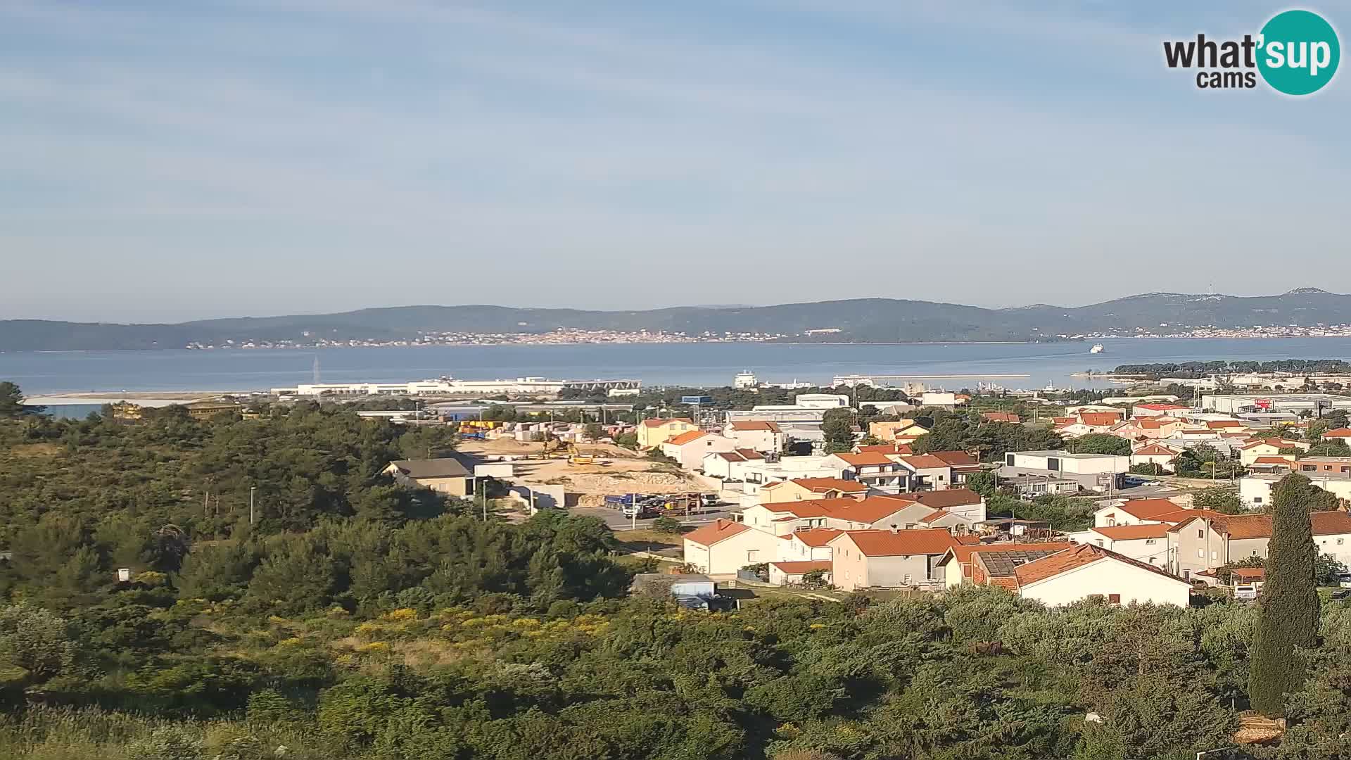 Panorama de la Webcam del Puerto Gazenica de Zadar, Zadar, Croacia