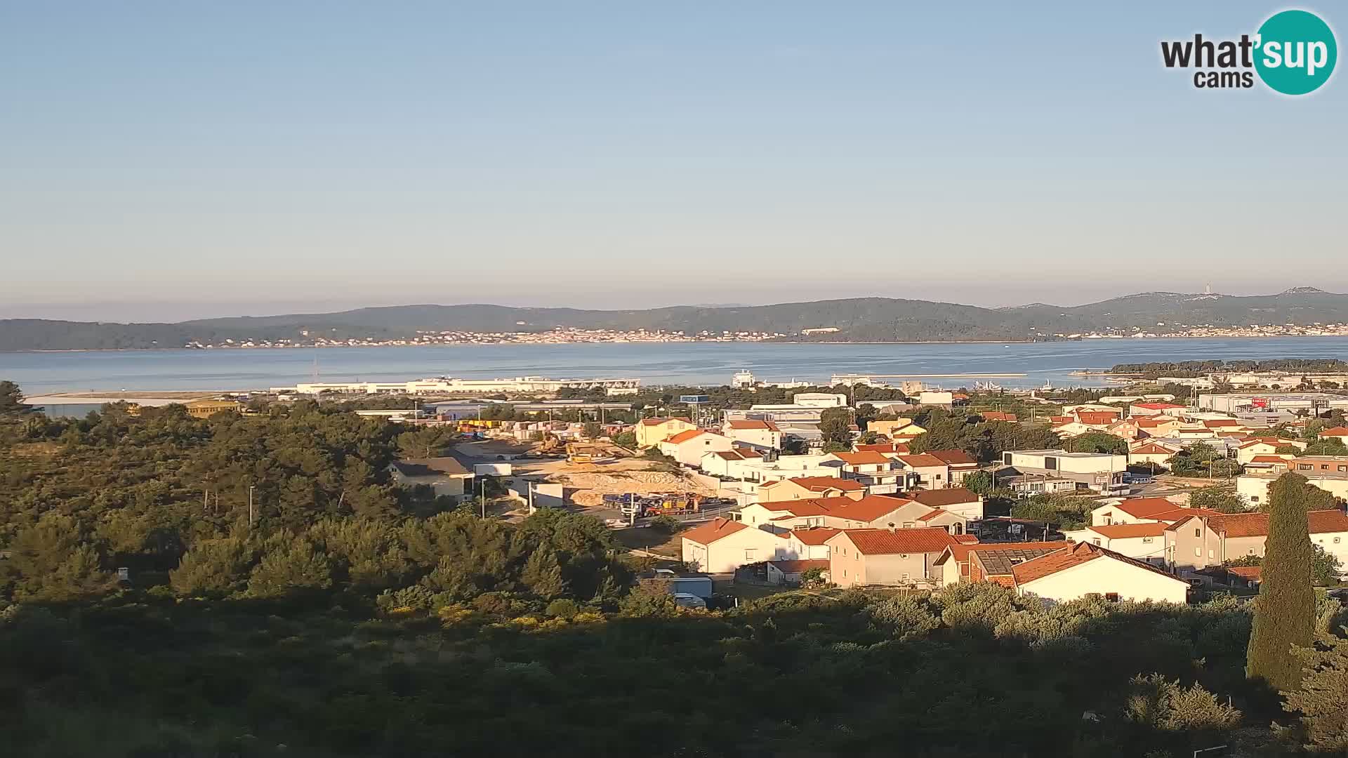 Panoramska web kamera Luke Gaženica u Zadru, Hrvatska
