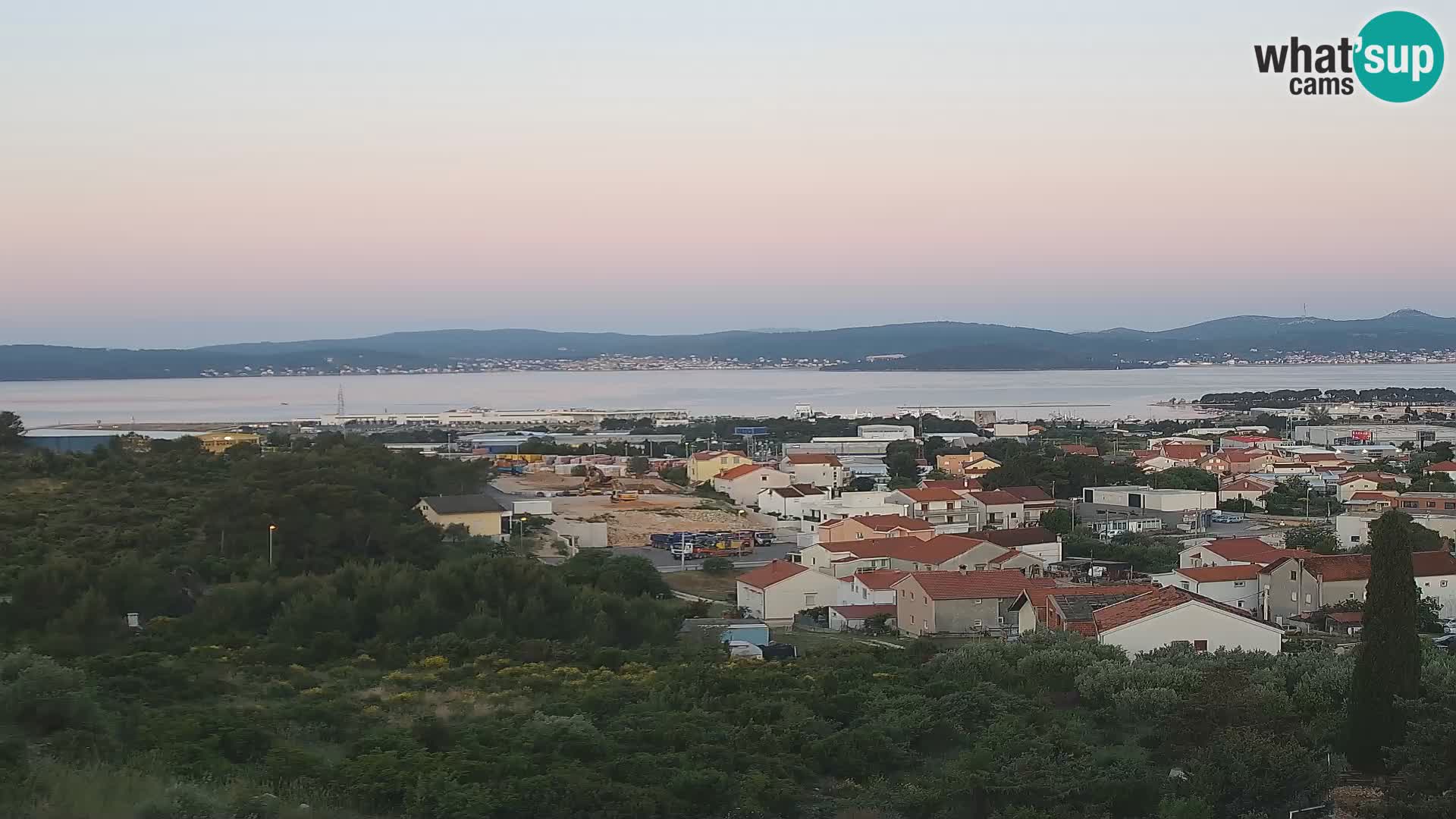 Panoramska web kamera Luke Gaženica u Zadru, Hrvatska