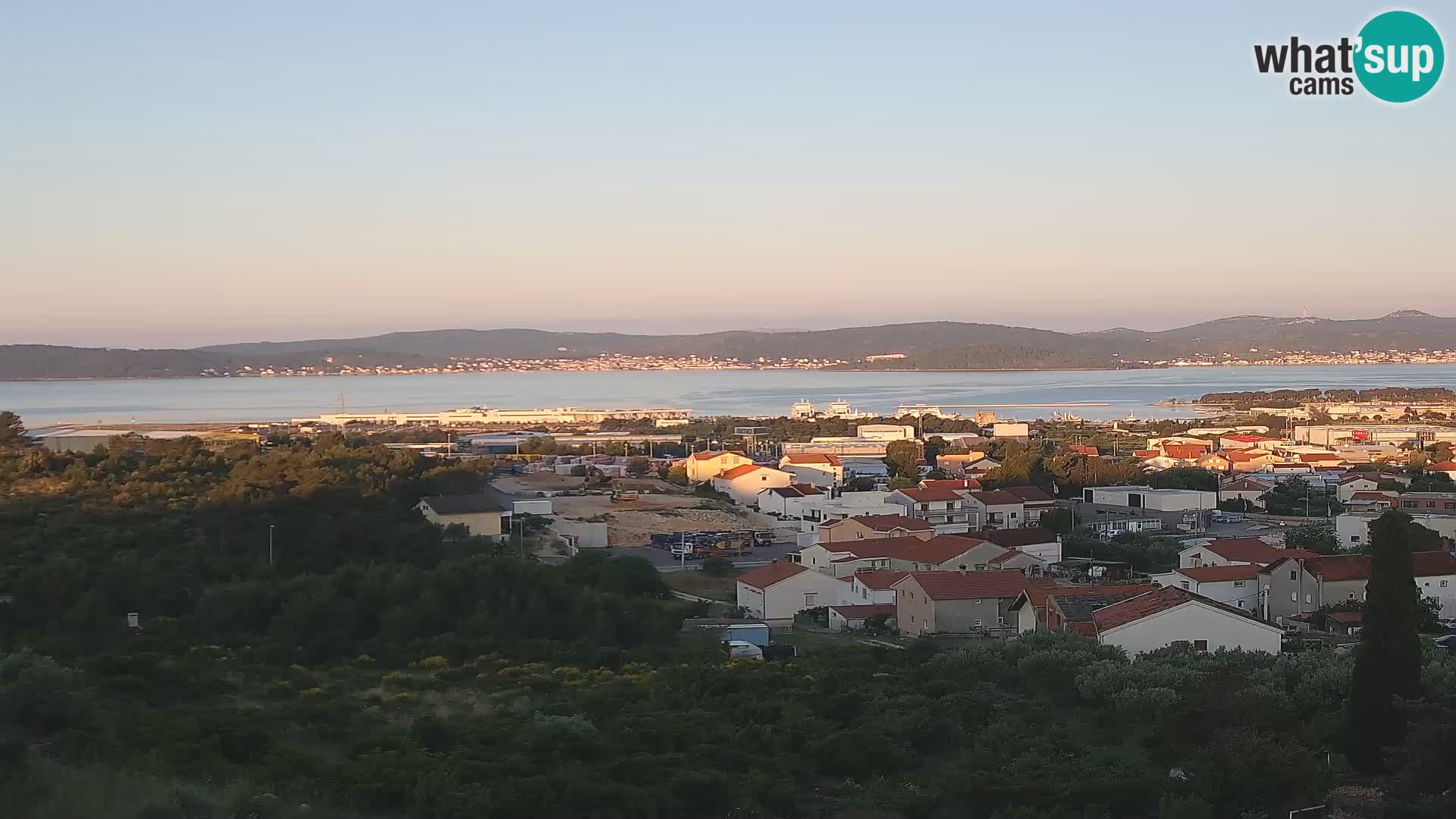 Panorama de la Webcam del Puerto Gazenica de Zadar, Zadar, Croacia