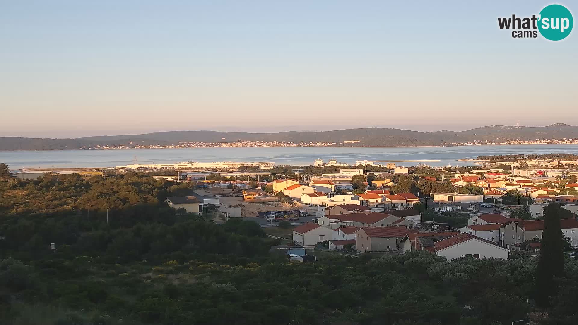 Zadar Port Gazenica Webcam Panorama, Zadar, Kroatien