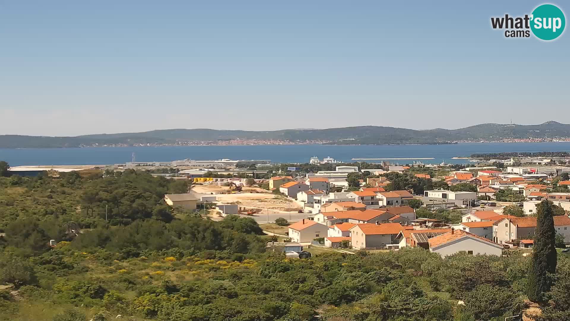 Zadar Pristanišče Gazenica s panoramsko spletno kamero, Zadar, Hrvaška