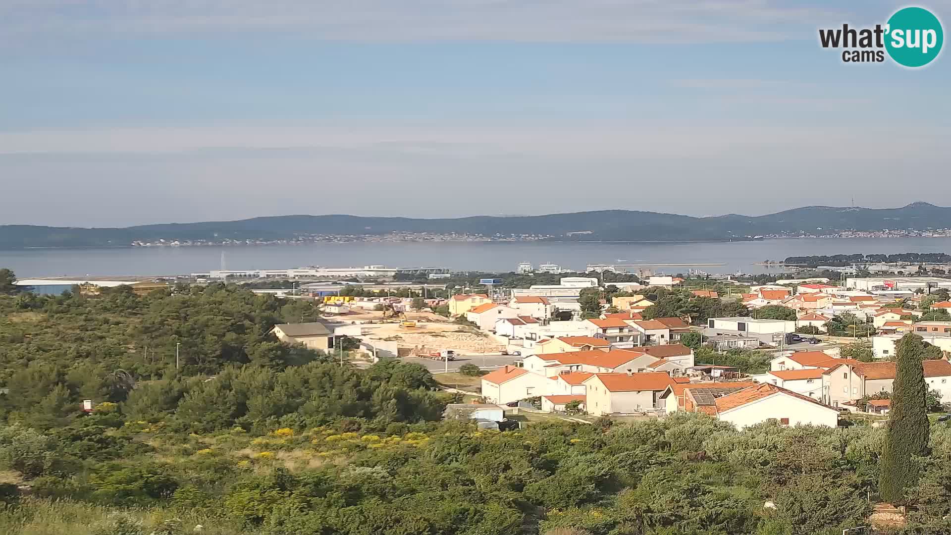 Panorama de la Webcam del Puerto Gazenica de Zadar, Zadar, Croacia