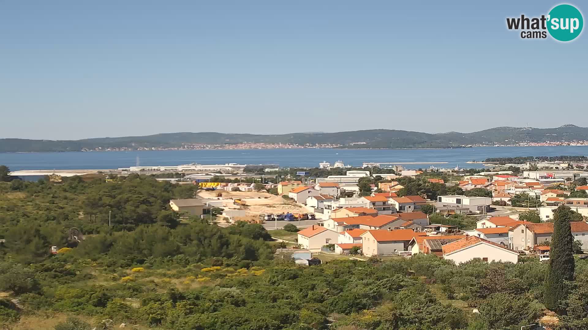 Zadar Port Gazenica Webcam Panorama, Zadar, Kroatien