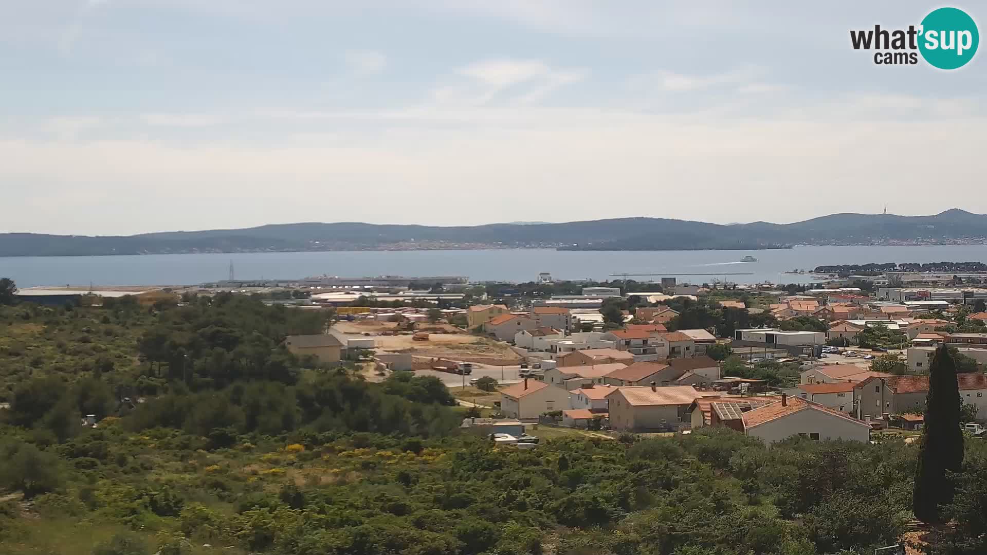 Panoramska web kamera Luke Gaženica u Zadru, Hrvatska