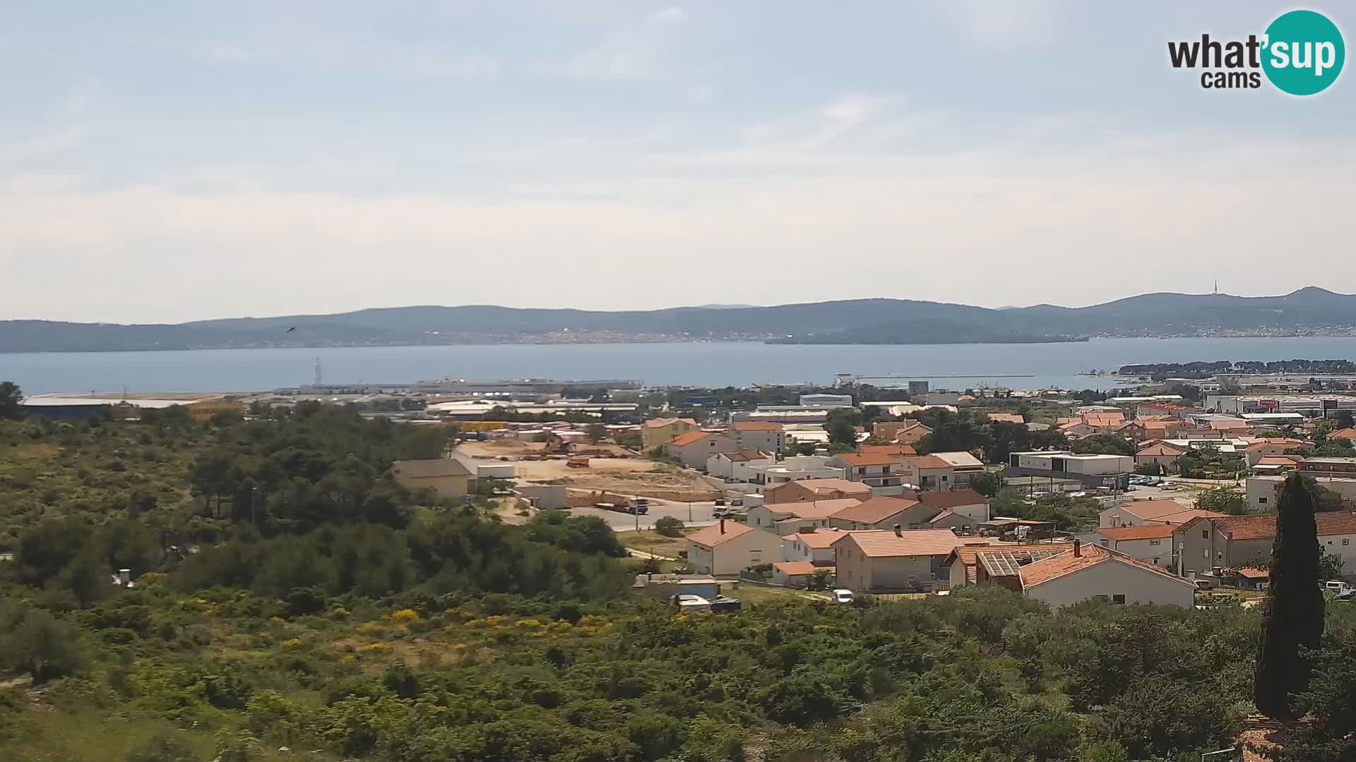Zadar Pristanišče Gazenica s panoramsko spletno kamero, Zadar, Hrvaška