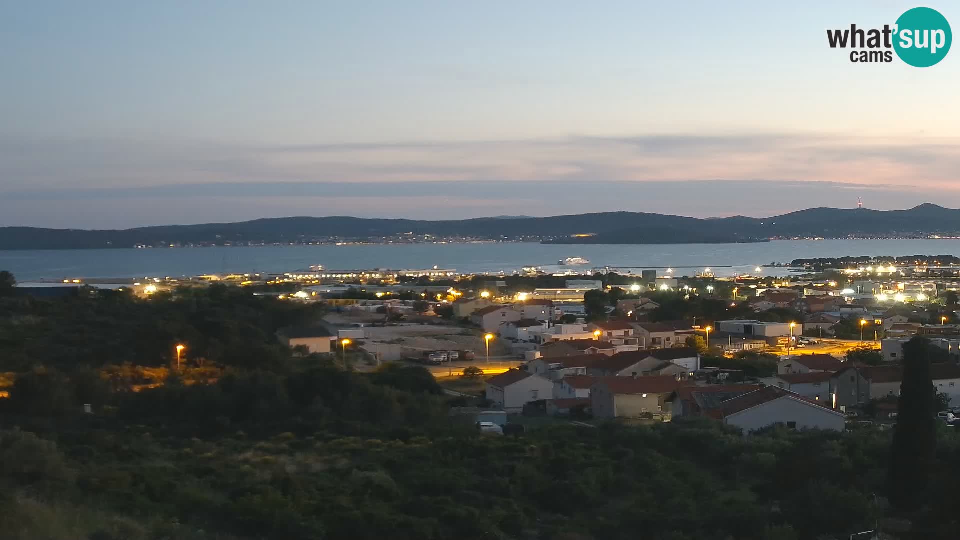 Zadar Port Gazenica Webcam Panorama, Zadar, Kroatien