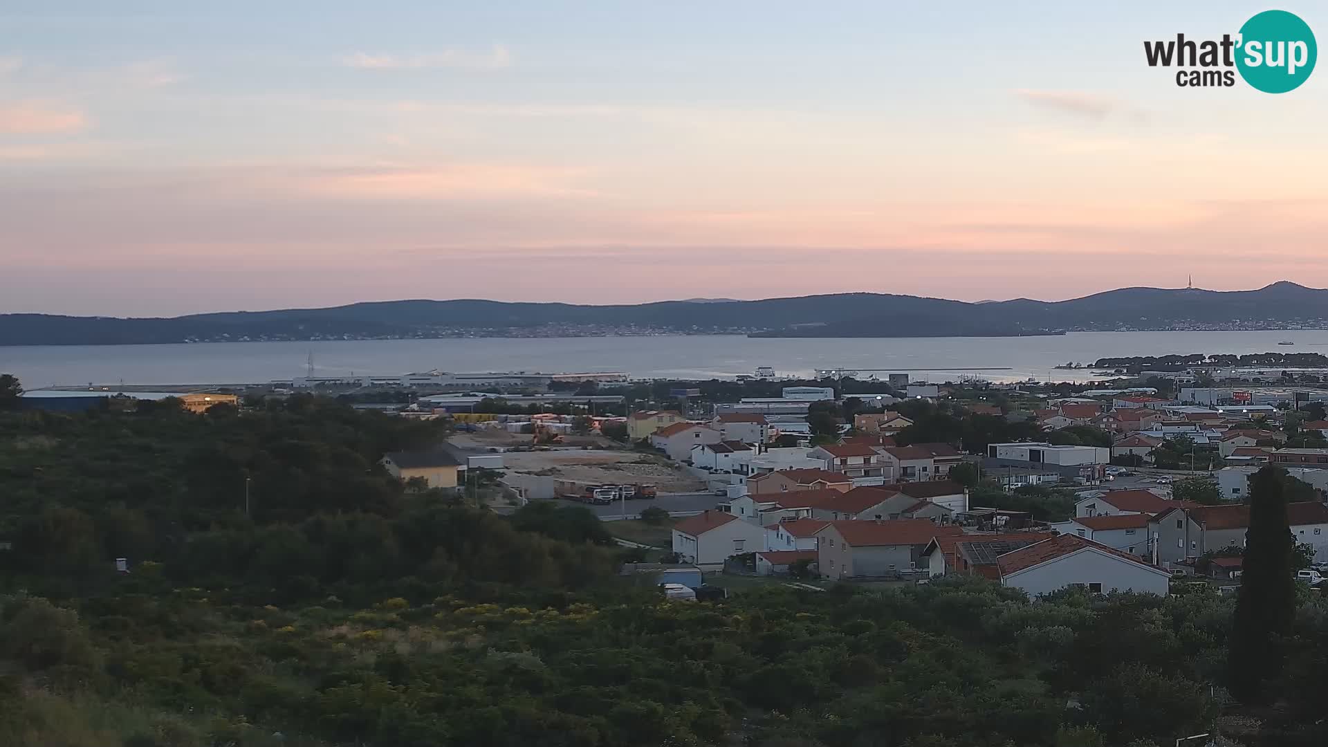 Zadar Port Gazenica Webcam Panorama, Zadar, Kroatien
