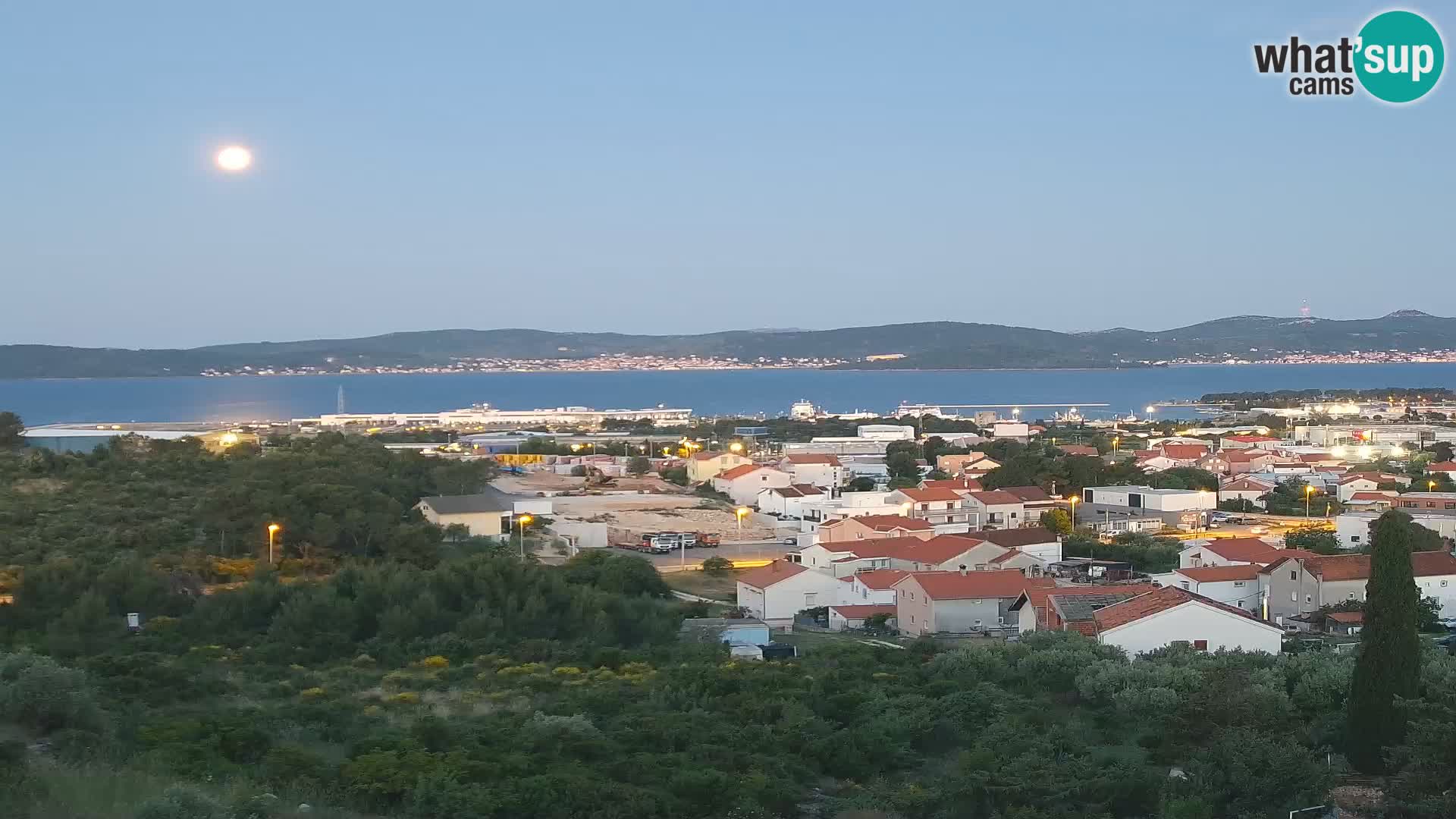 Panoramska web kamera Luke Gaženica u Zadru, Hrvatska
