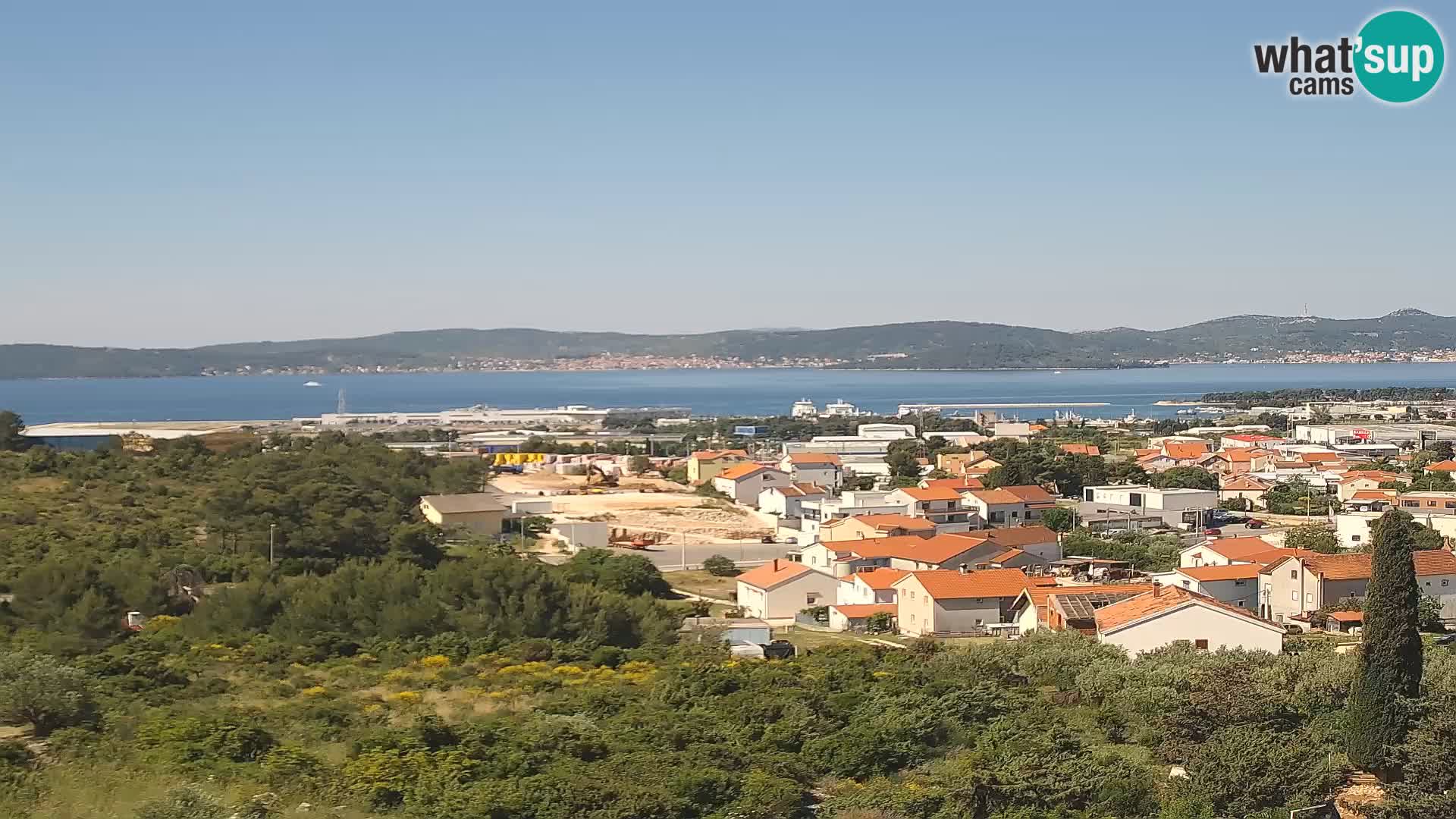 Panoramska web kamera Luke Gaženica u Zadru, Hrvatska