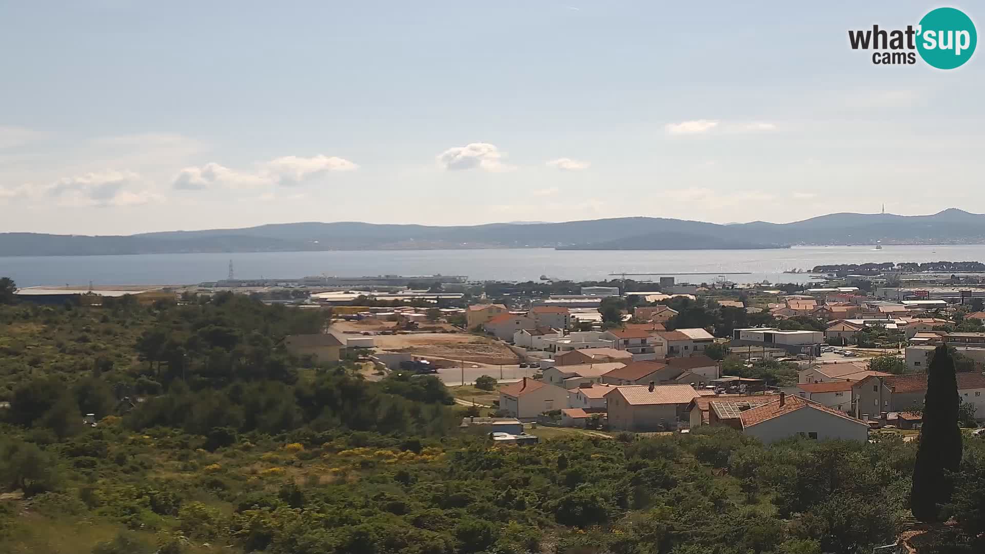 Panorama de la Webcam del Puerto Gazenica de Zadar, Zadar, Croacia