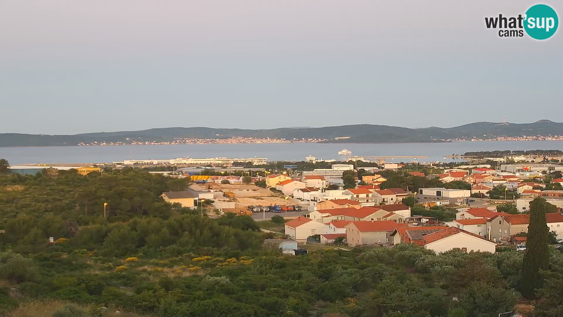 Panoramska web kamera Luke Gaženica u Zadru, Hrvatska
