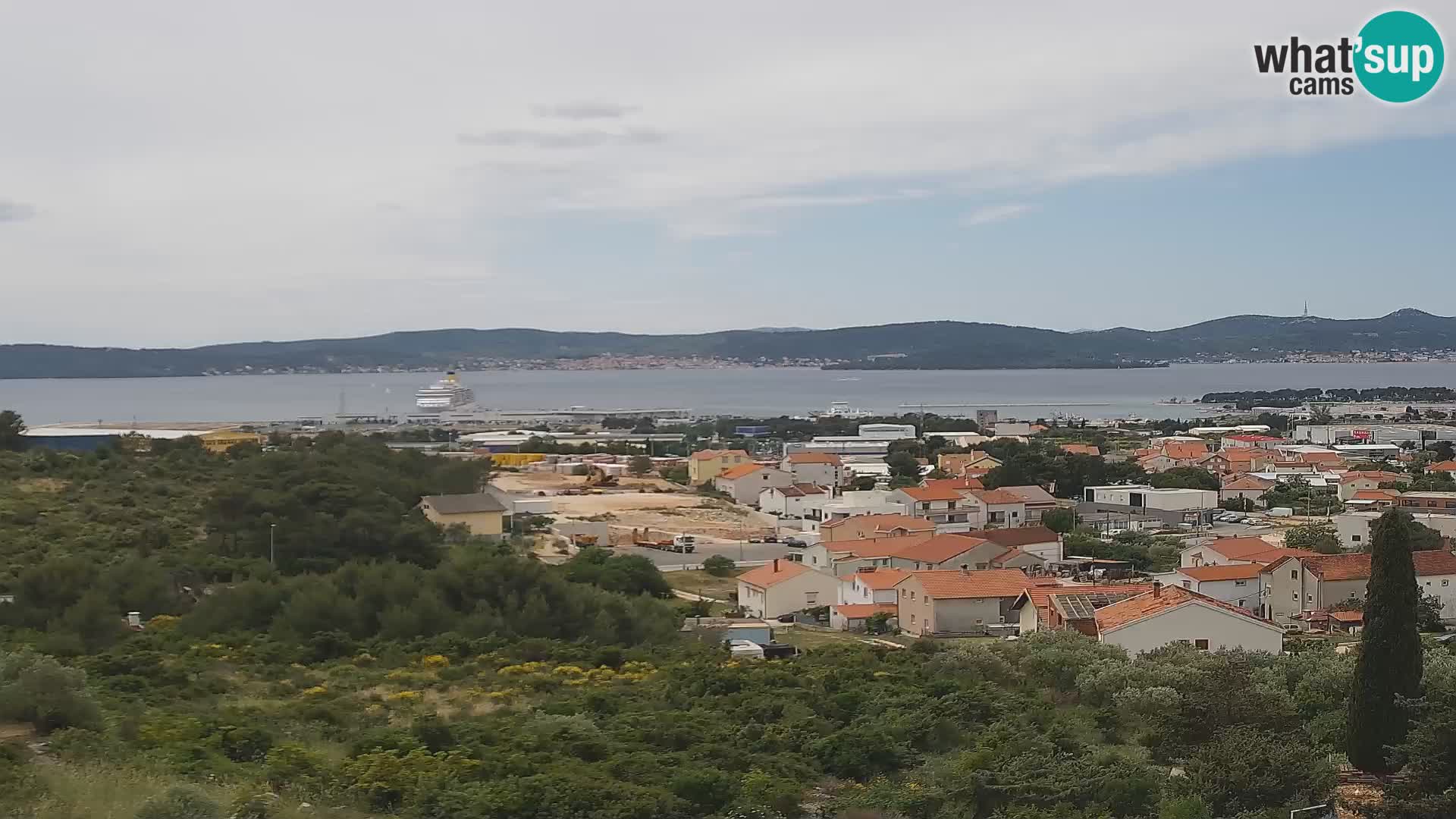 Zadar Port Gazenica Webcam Panorama, Zadar, Croatia